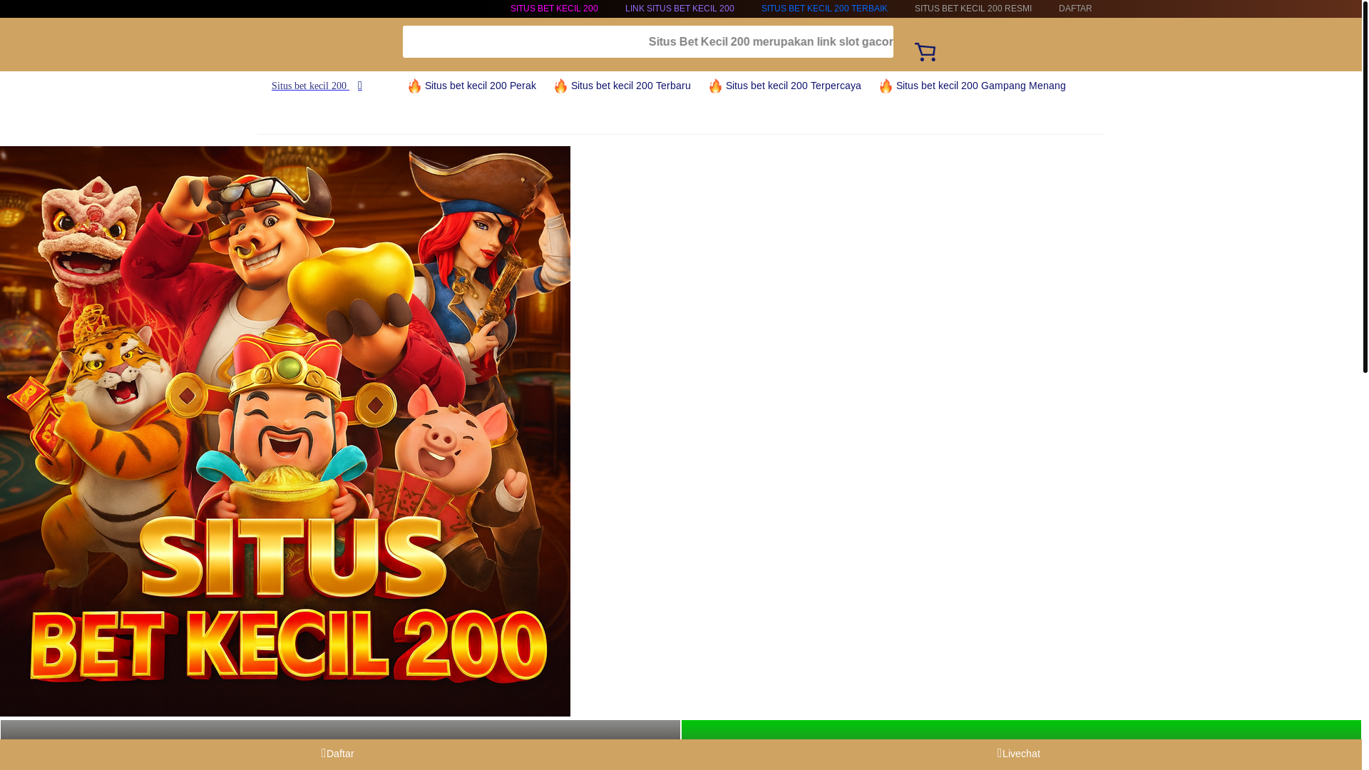 website screenshot of https://situsbetkecil200-6zf.pages.dev/