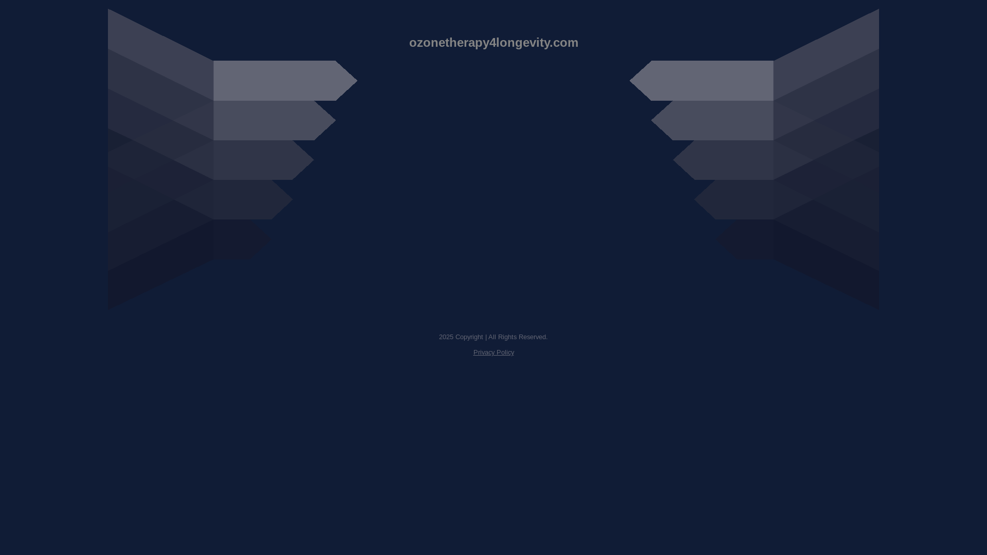 website screenshot of https://ozonetherapy4longevity.com/