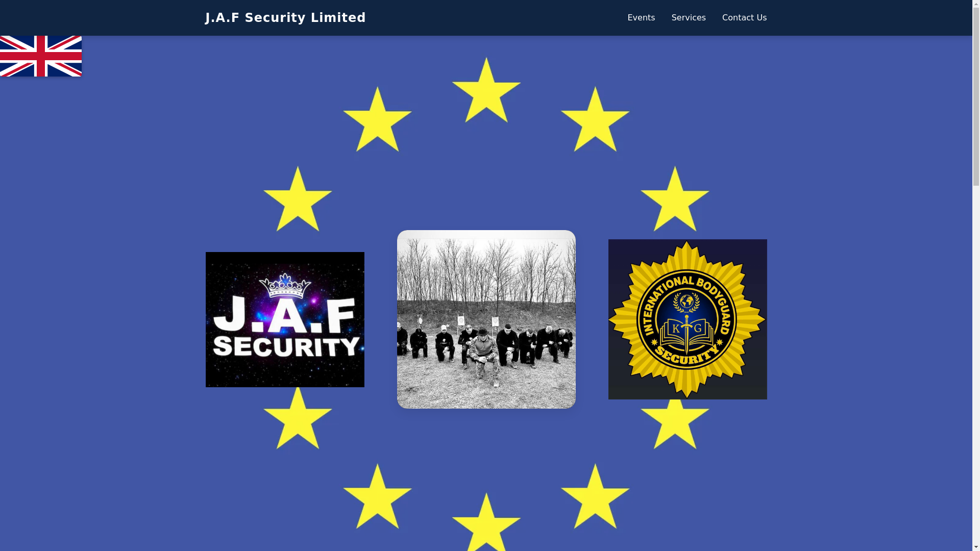 website screenshot of https://jafsecuritylimited.com/