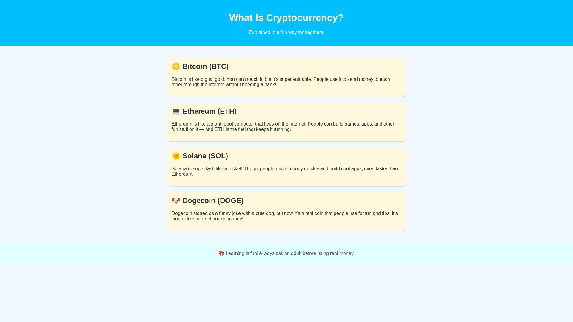 website screenshot of https://crypkid.pages.dev/