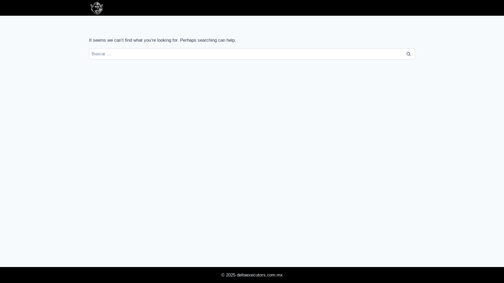 website screenshot of https://deltaexecutors.com.mx/