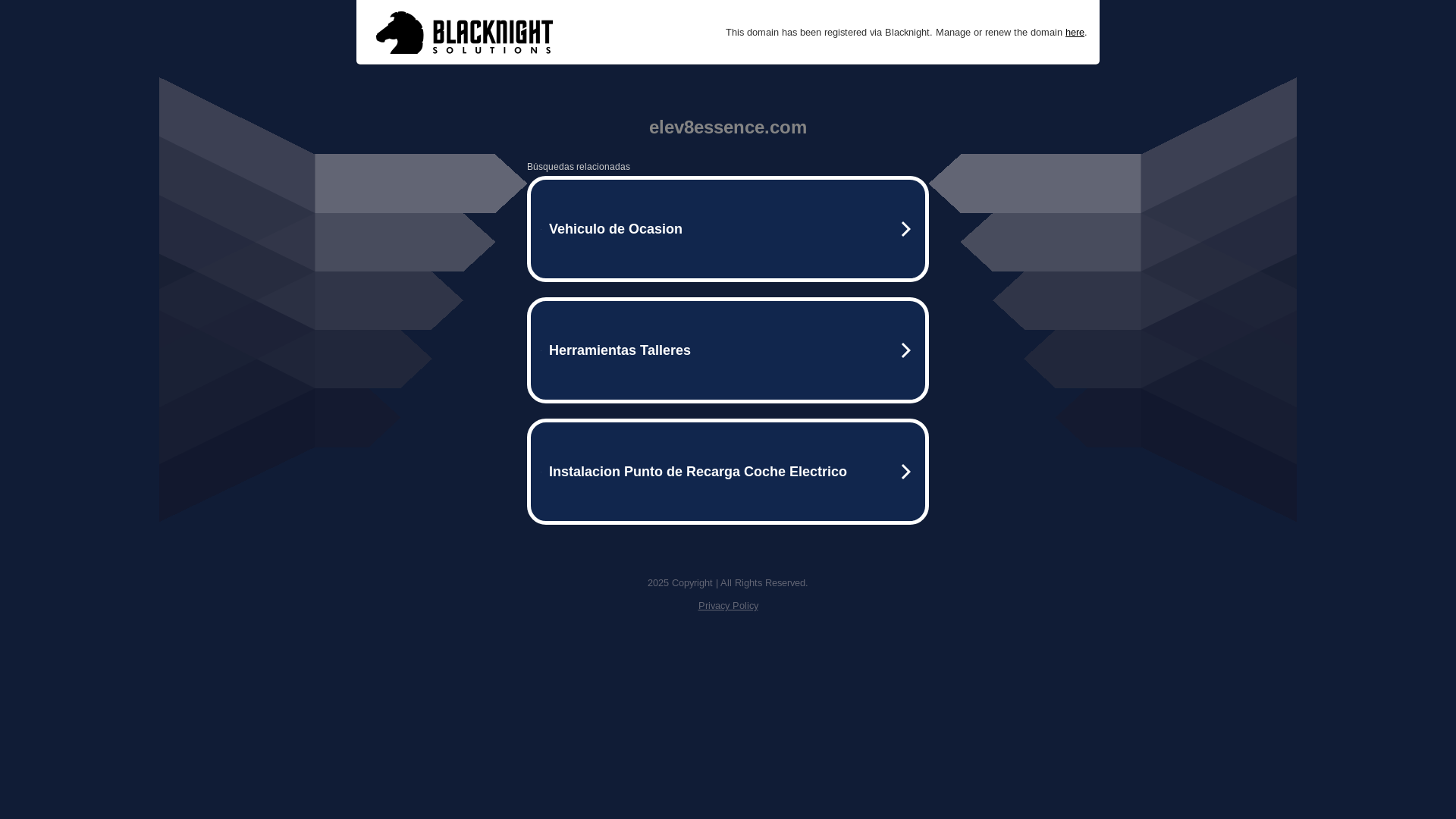 website screenshot of https://elev8essence.com/