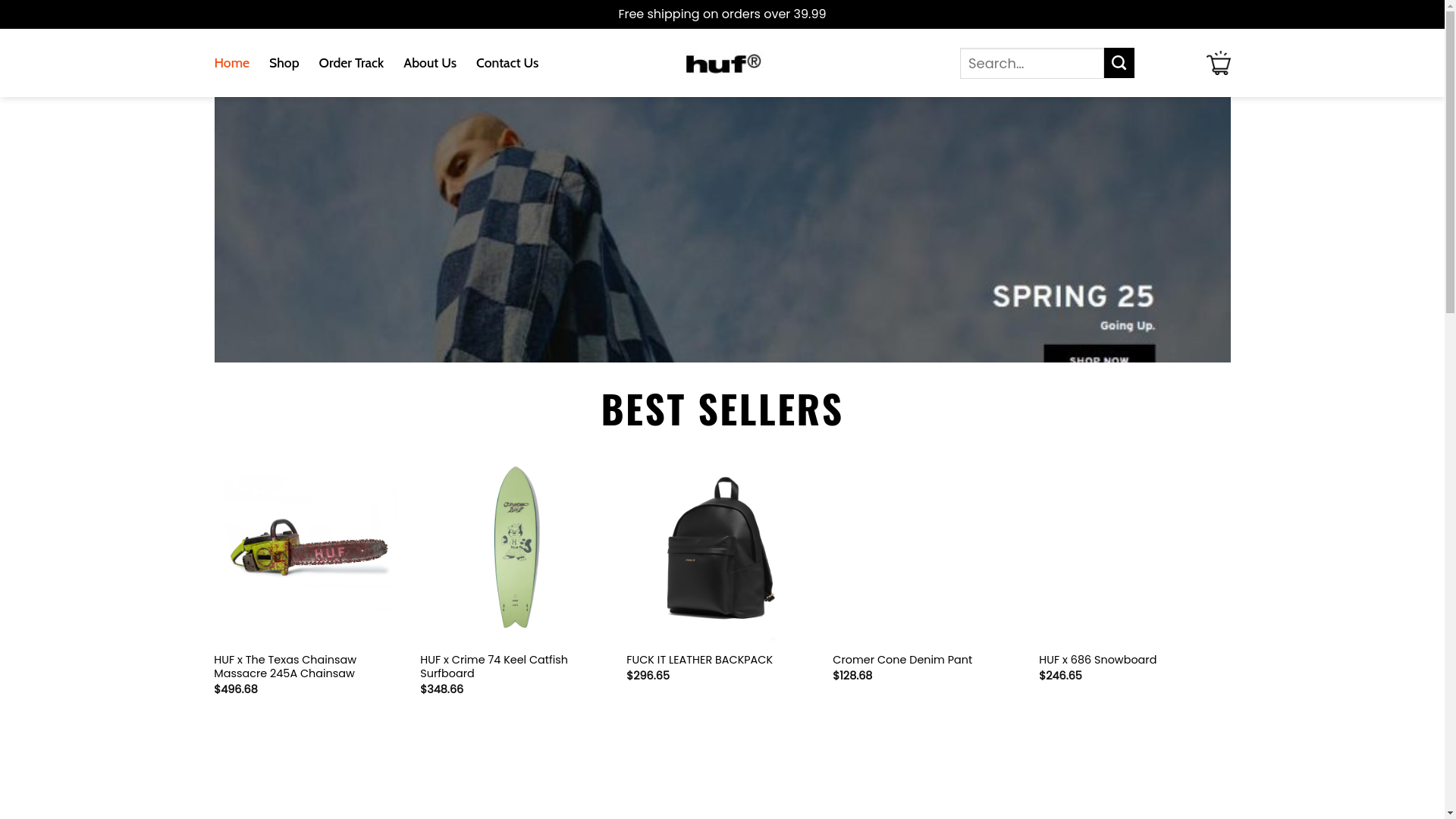 website screenshot of https://hufworldwideois-us.shop/