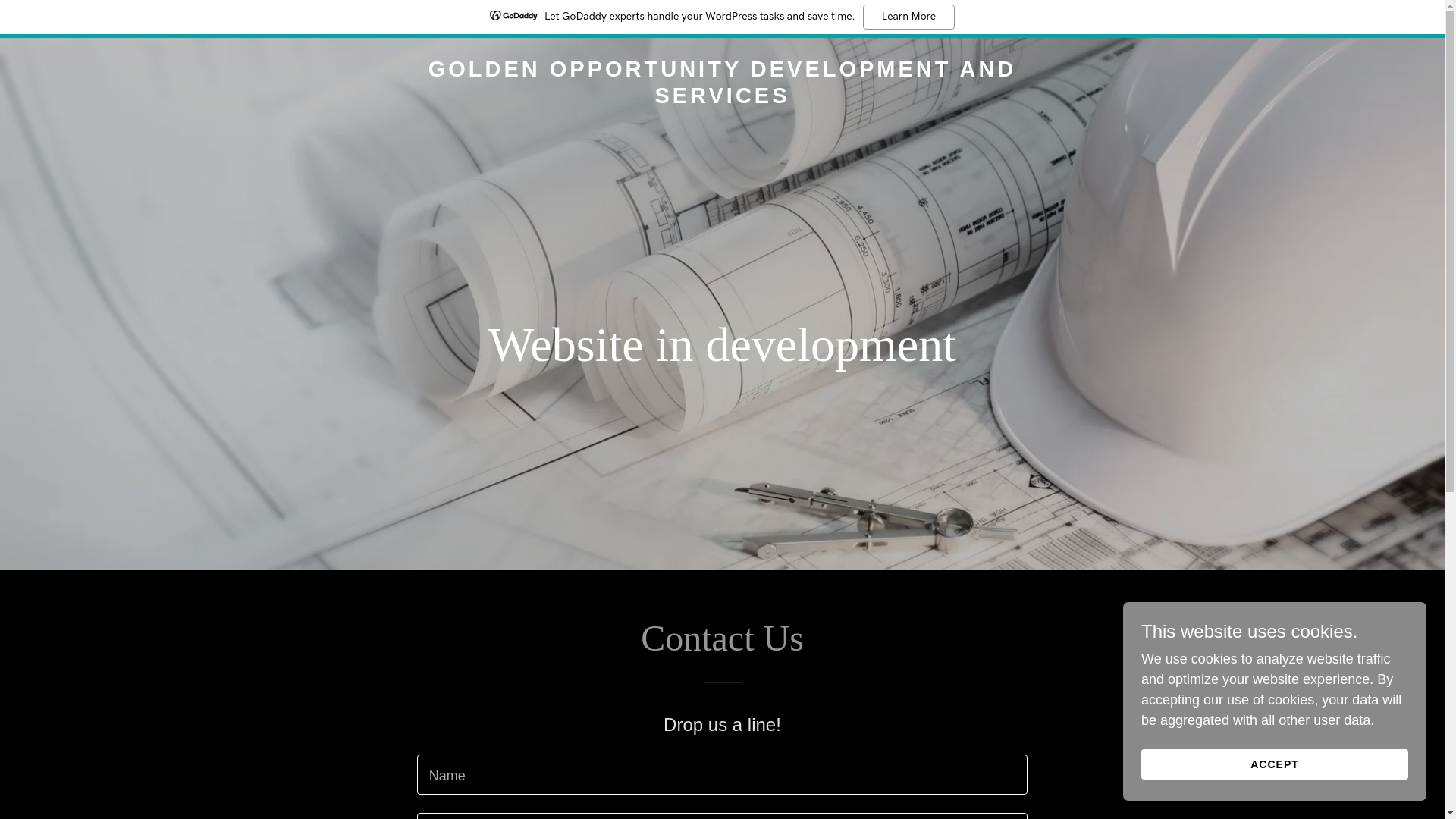 website screenshot of https://goldenopportunityak.com/
