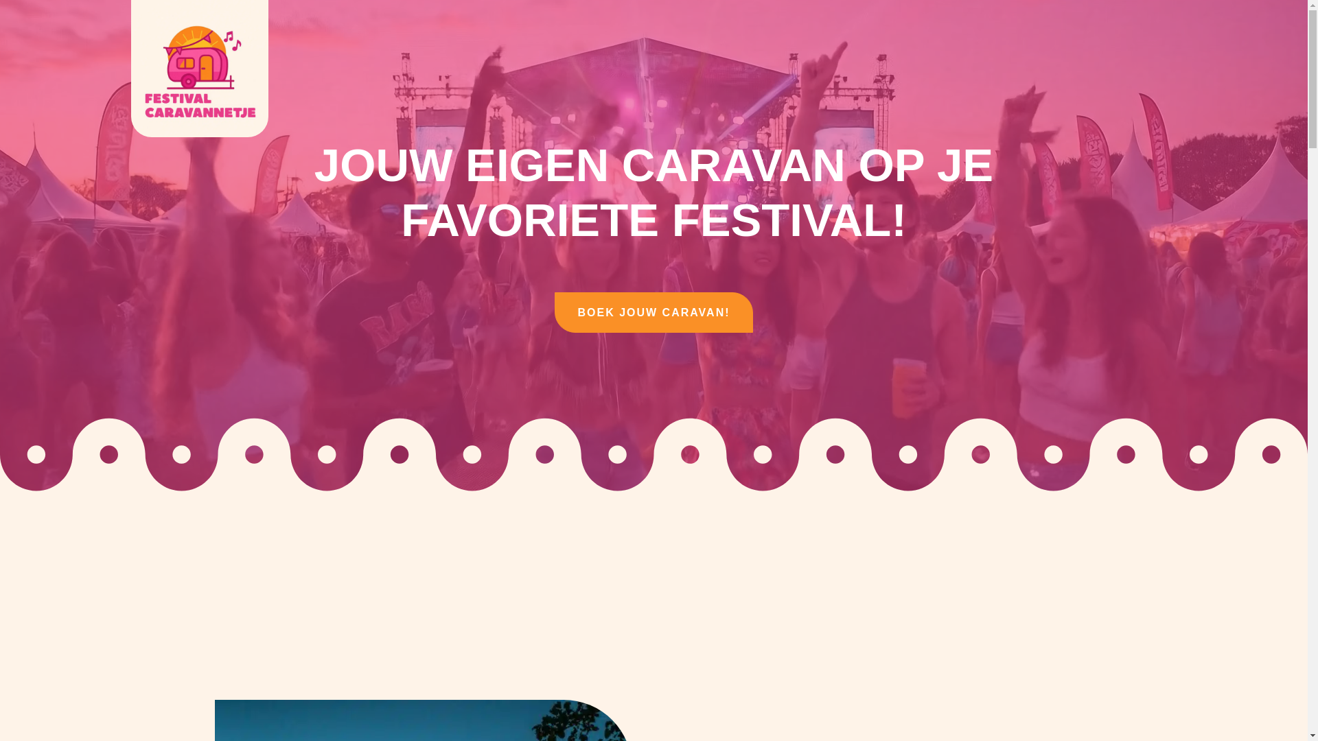 website screenshot of https://festivalcaravannetje.nl/