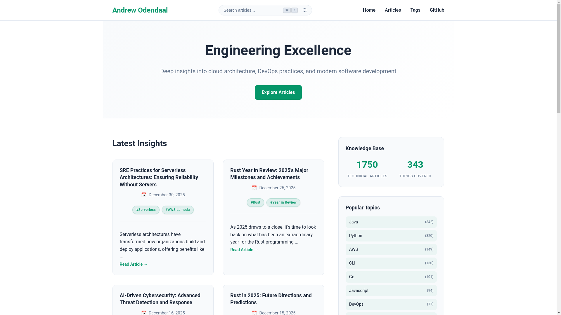 website screenshot of https://aocom.pages.dev/