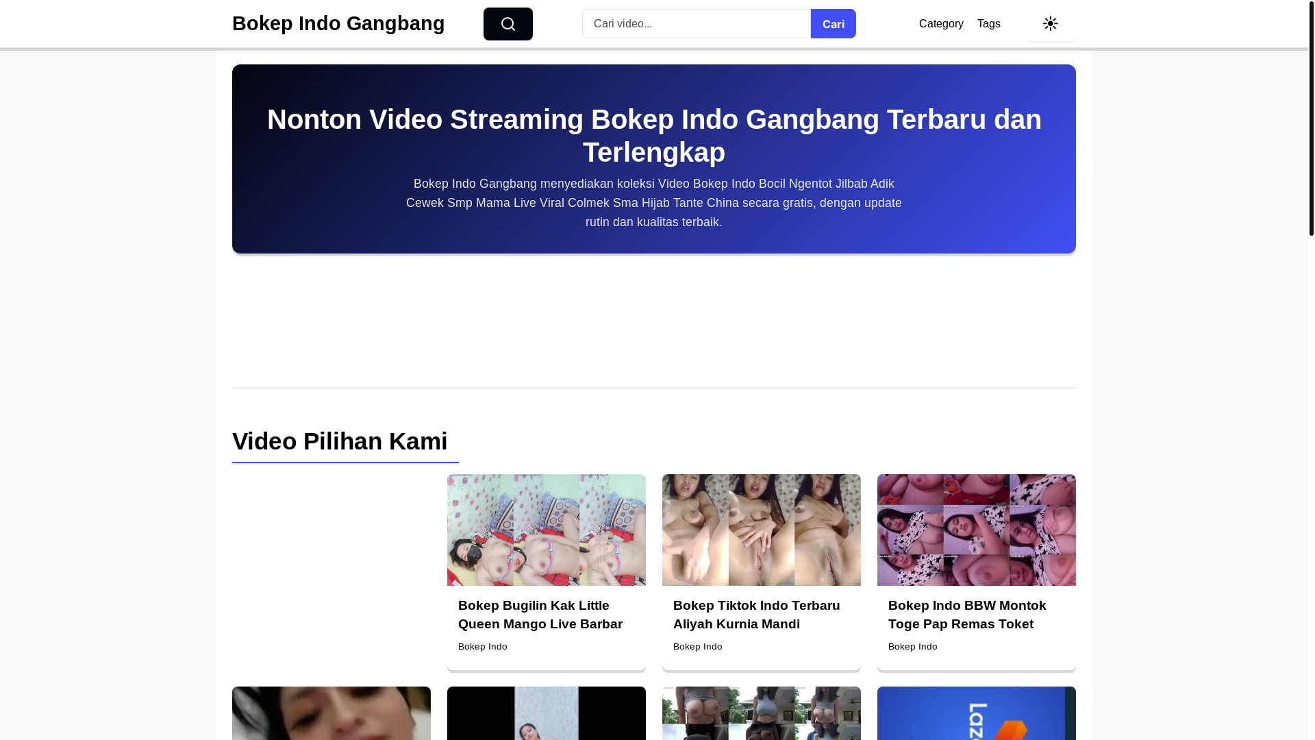 website screenshot of https://bokepindogangbang.pages.dev/