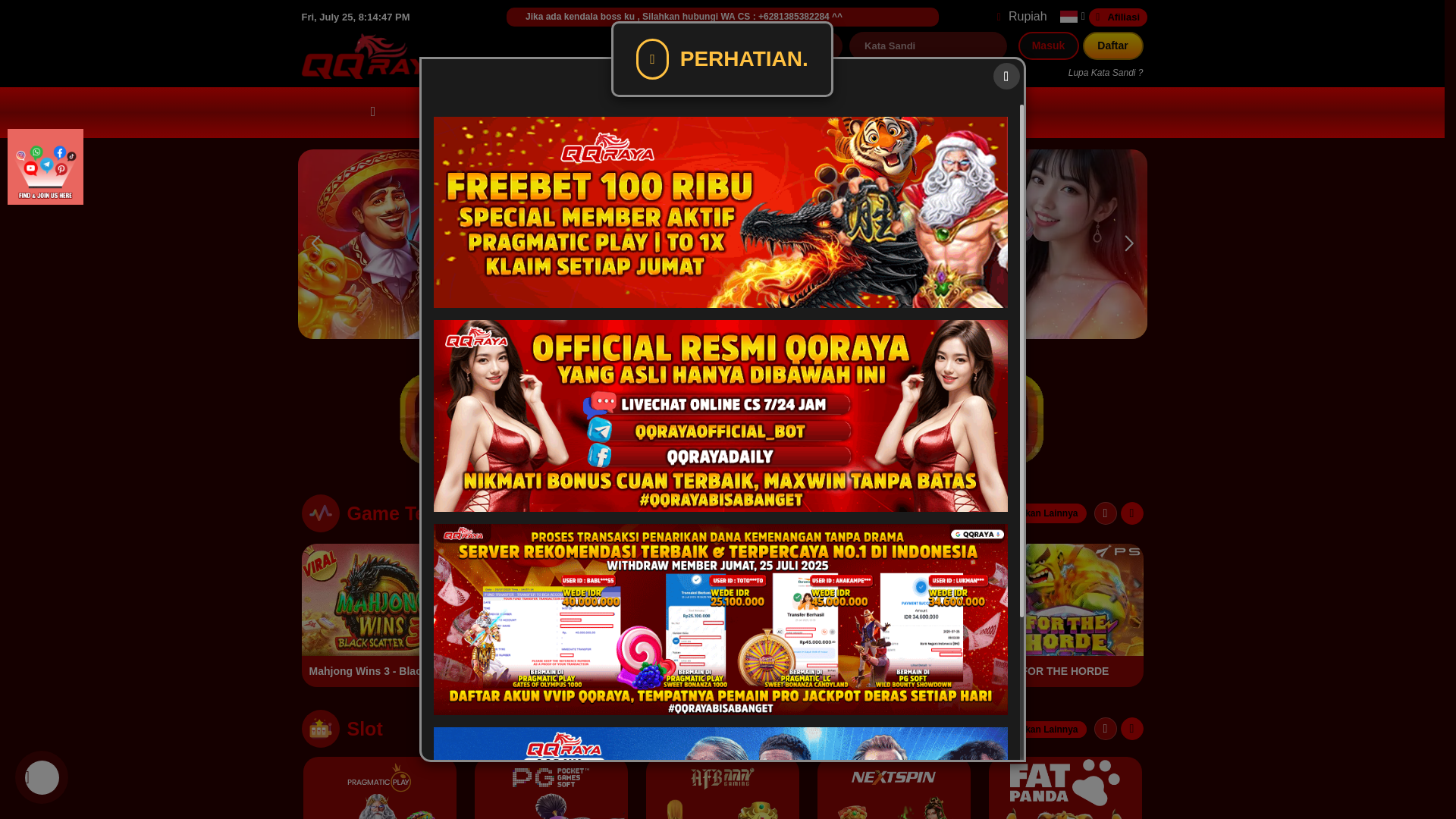 website screenshot of https://qqrayanation.com/