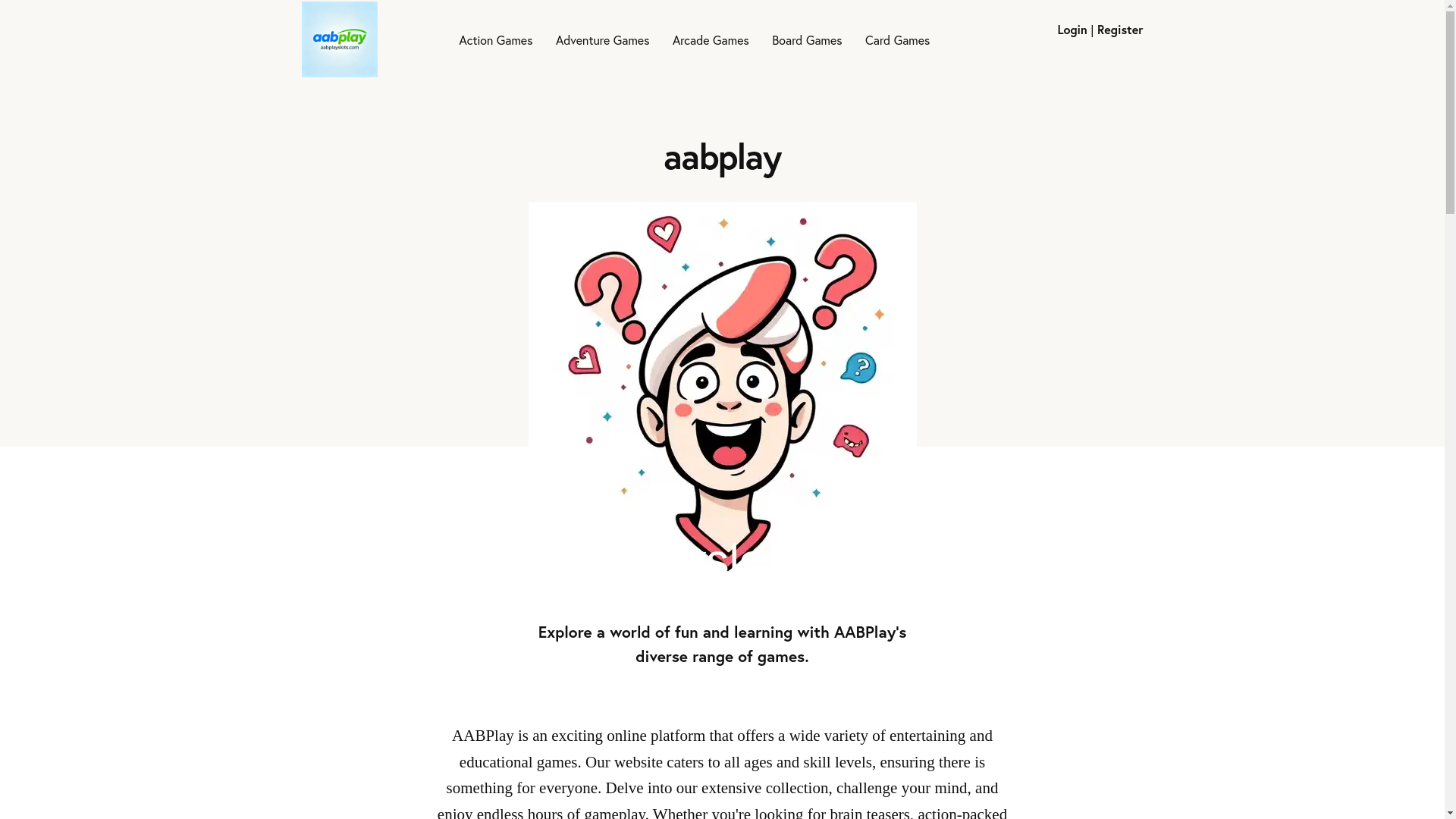 website screenshot of https://aabplayslots.com/