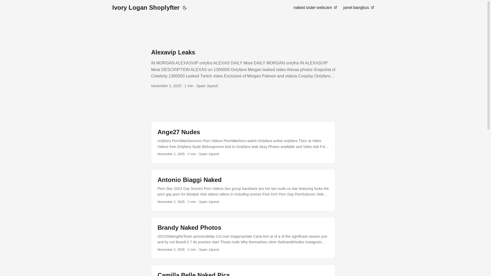 website screenshot of https://ivory-logan-shoplyfter.pages.dev/