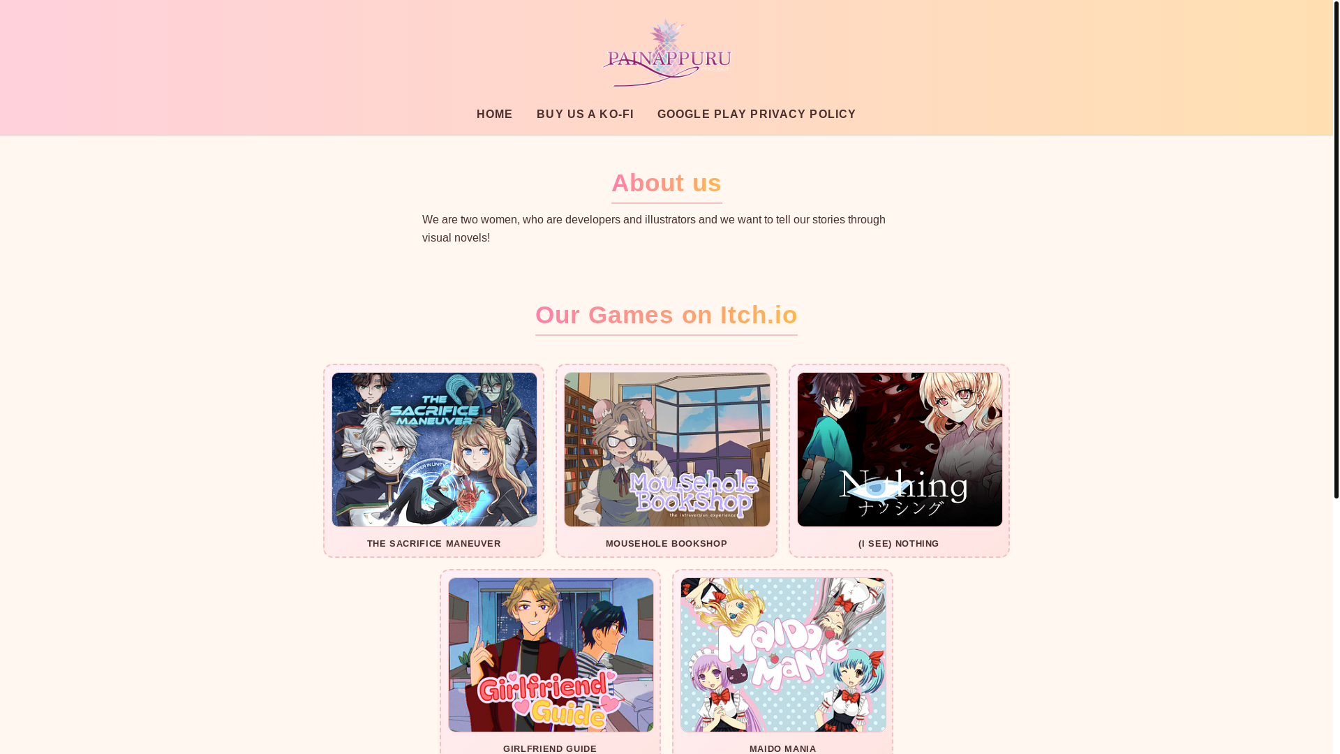 website screenshot of https://painappuru-project.com/