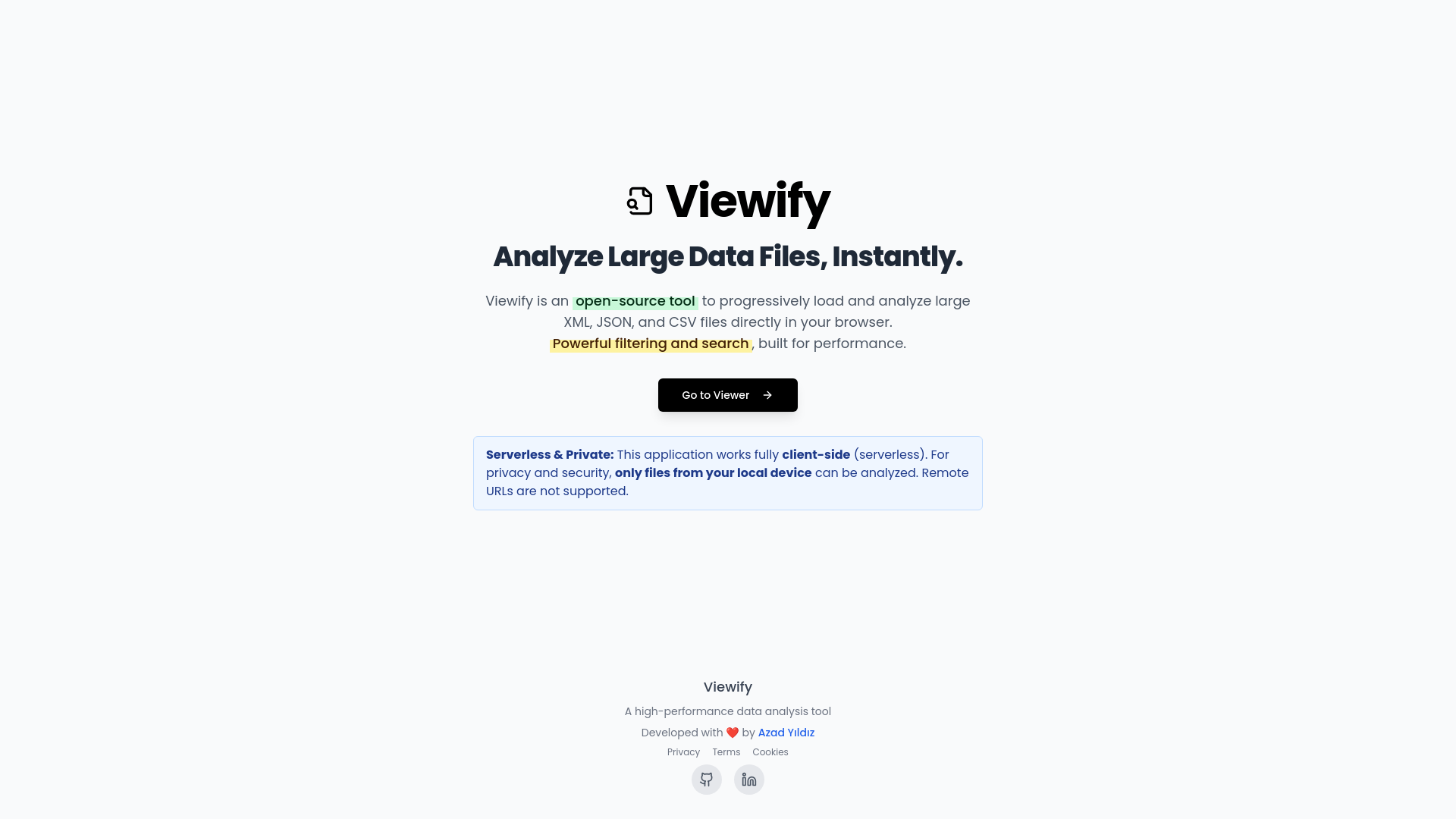 website screenshot of https://viewify-2tn.pages.dev/