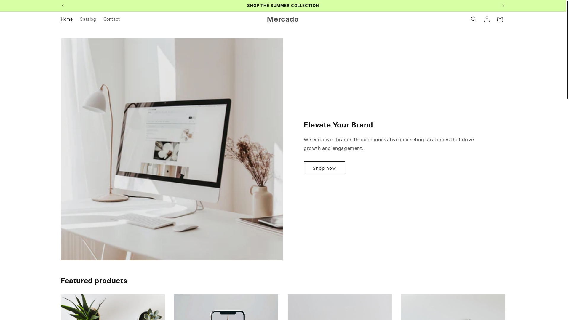 website screenshot of https://mercadoguyana.com/
