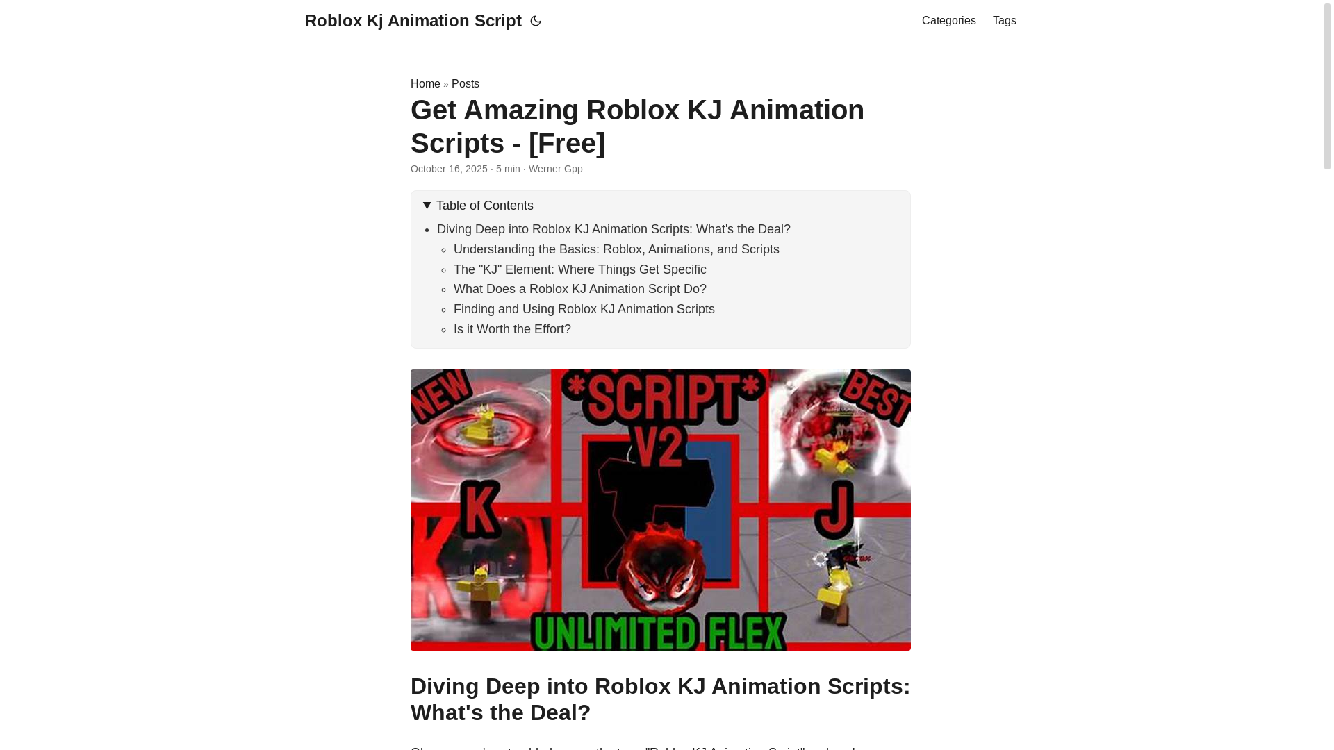 website screenshot of https://roblox-kj-animation-script.pages.dev/
