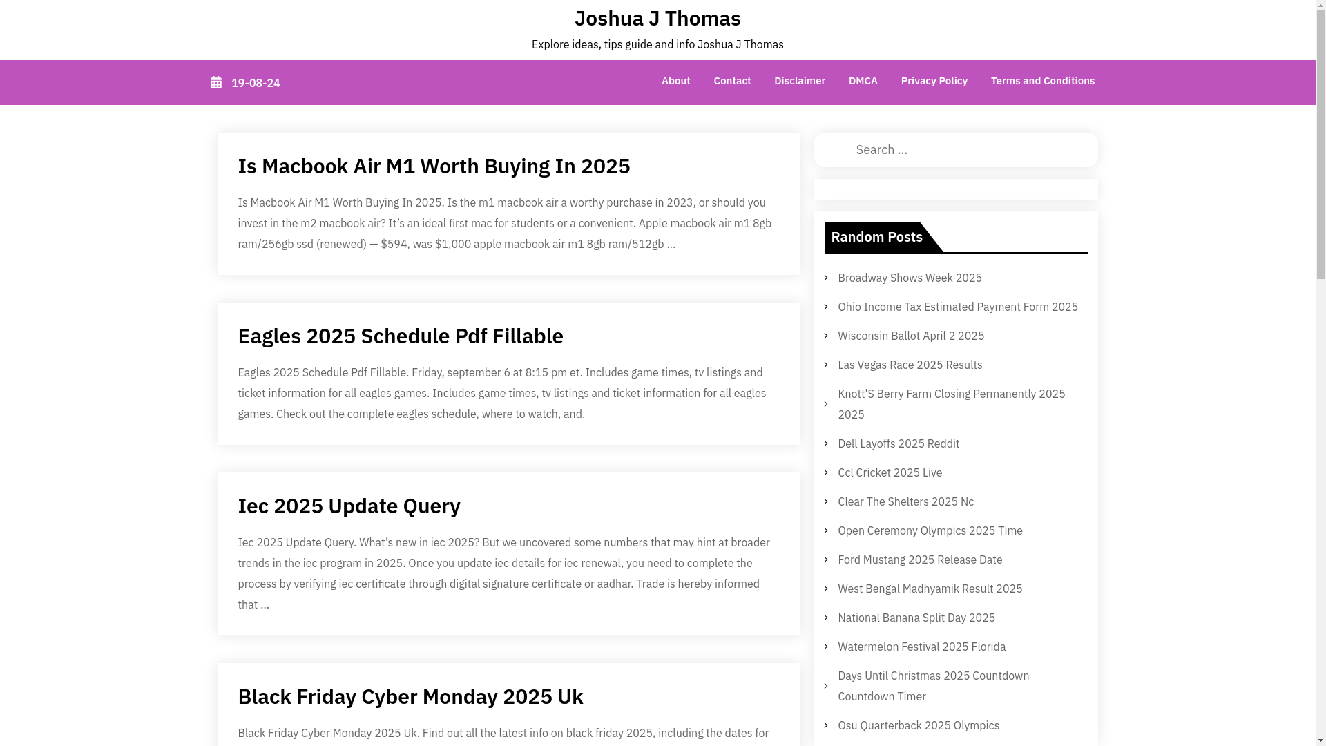 website screenshot of https://joshuajthomasa.pages.dev/