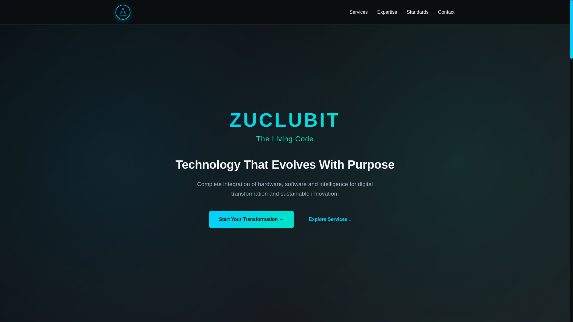 website screenshot of https://zuclubit-site.pages.dev/