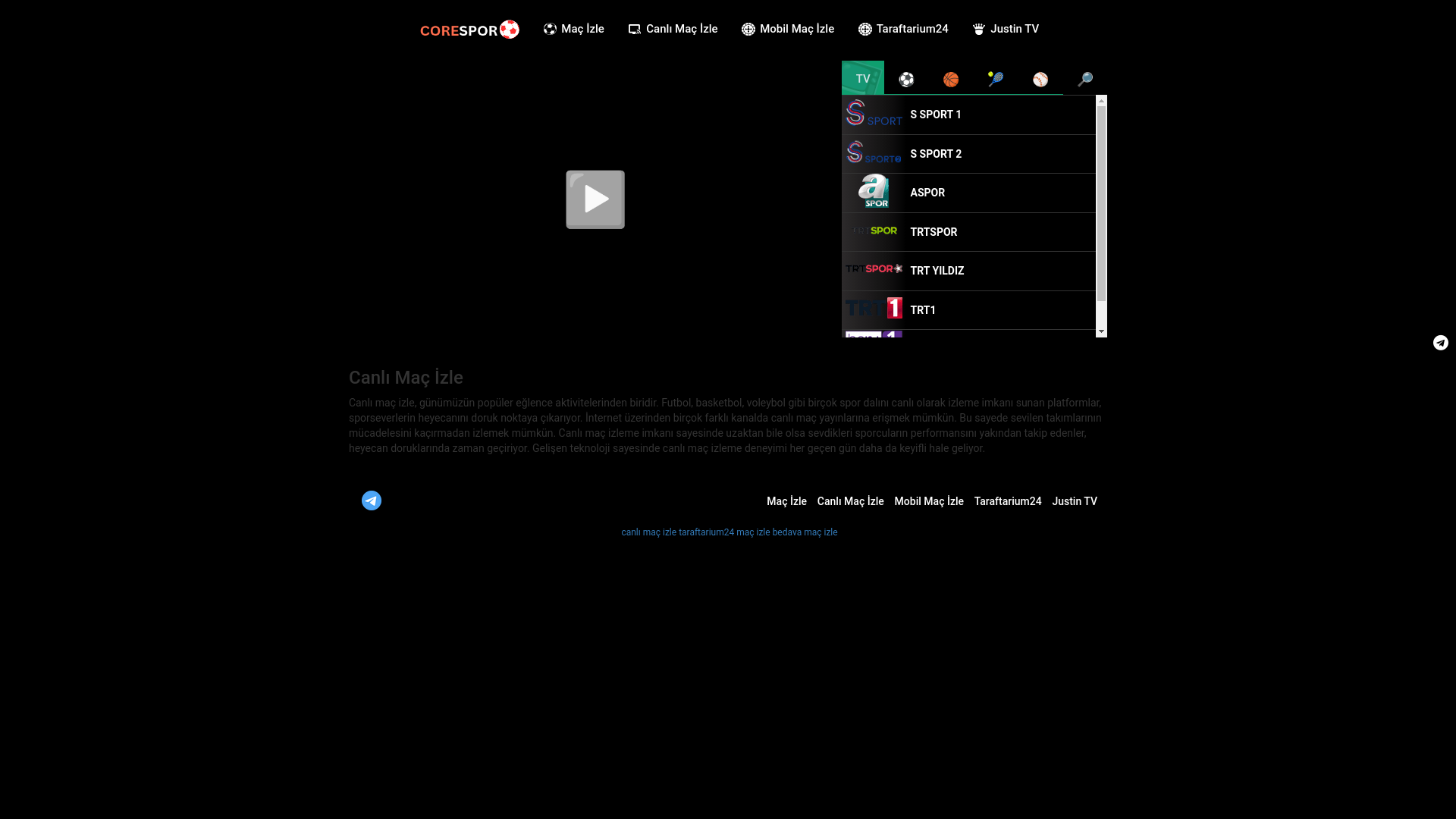 website screenshot of https://tvhdmac43.in/