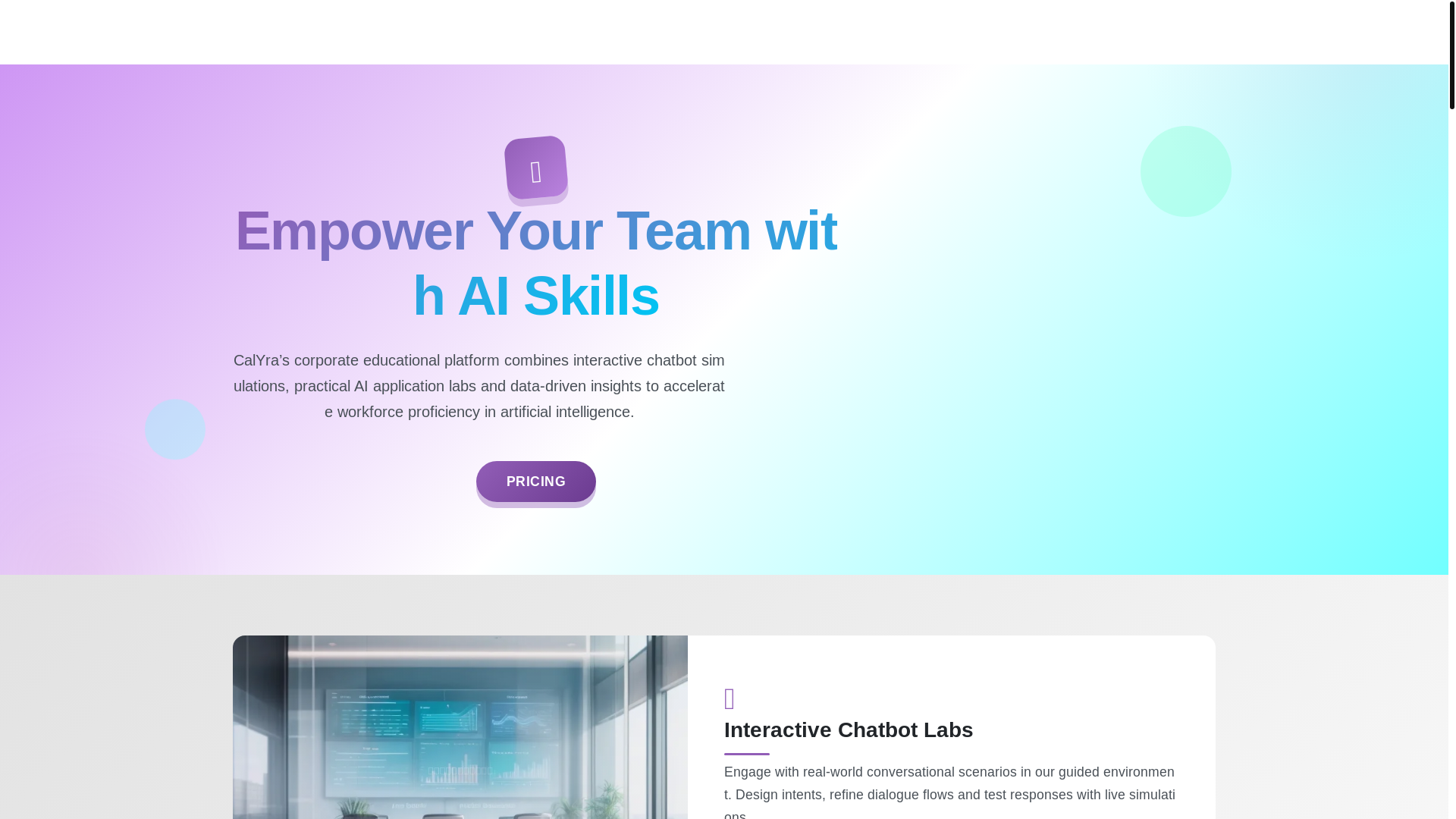 website screenshot of https://calyrao.com/