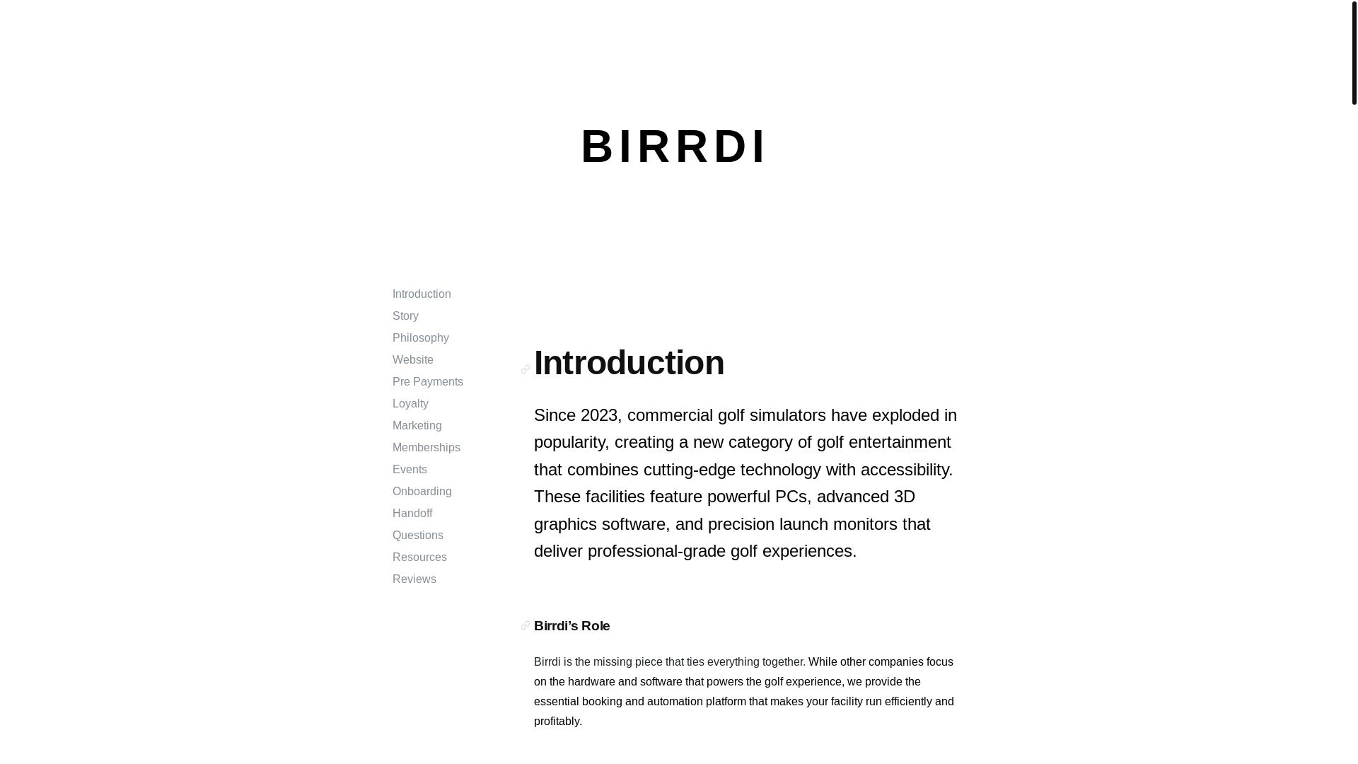 website screenshot of https://birrdi-docs-customer.pages.dev/