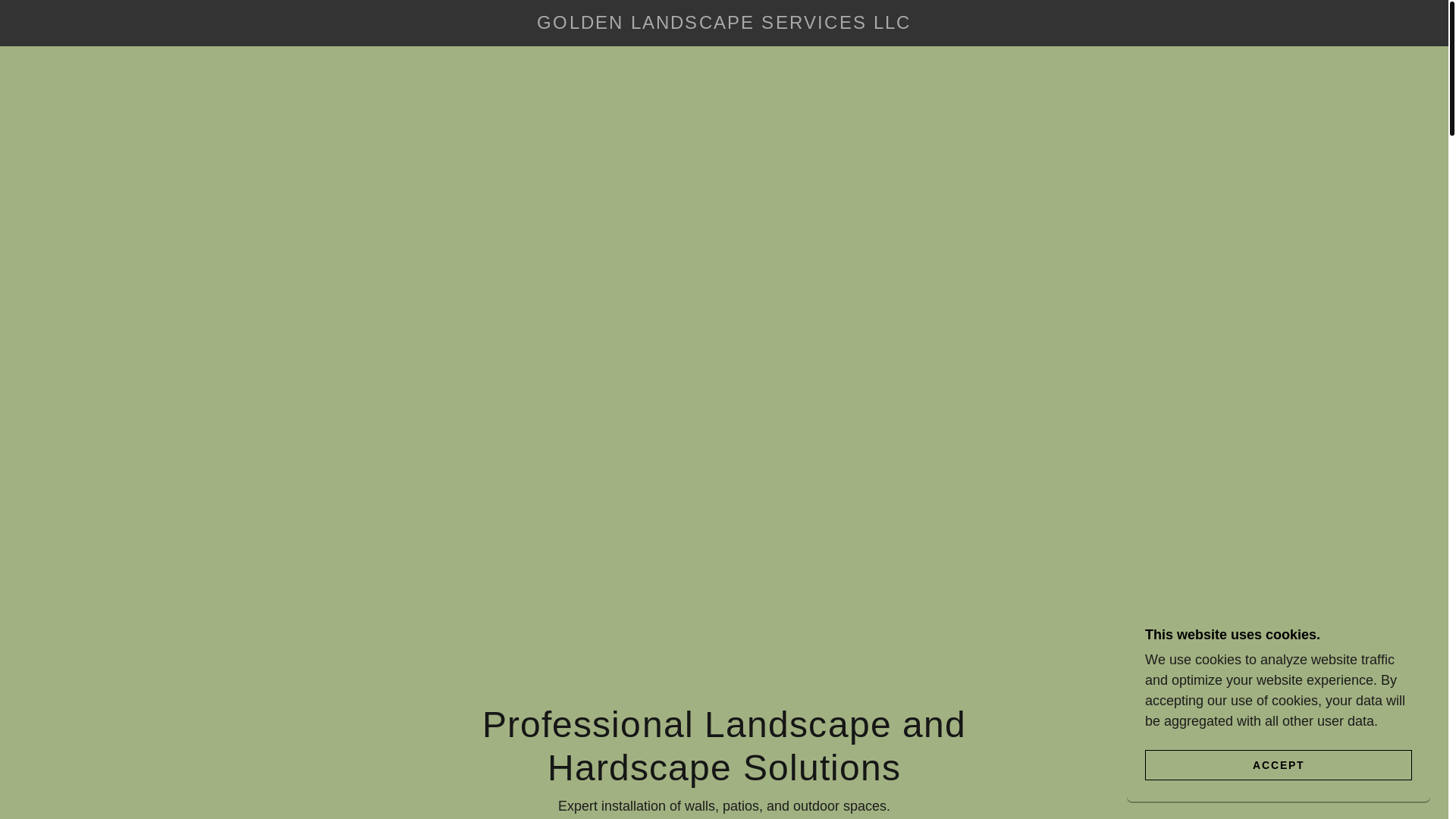 website screenshot of https://goldenlandscapeservicesllc.net/