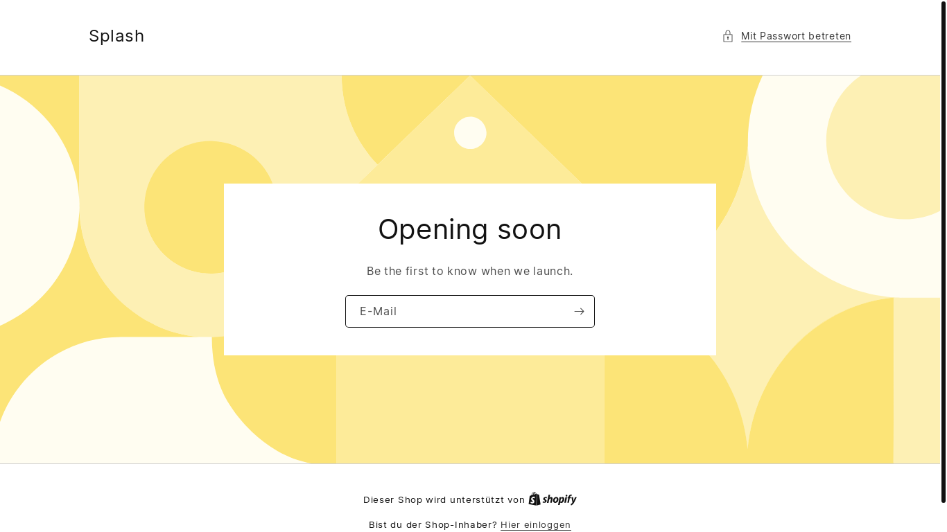 website screenshot of https://waterxsplash.com/