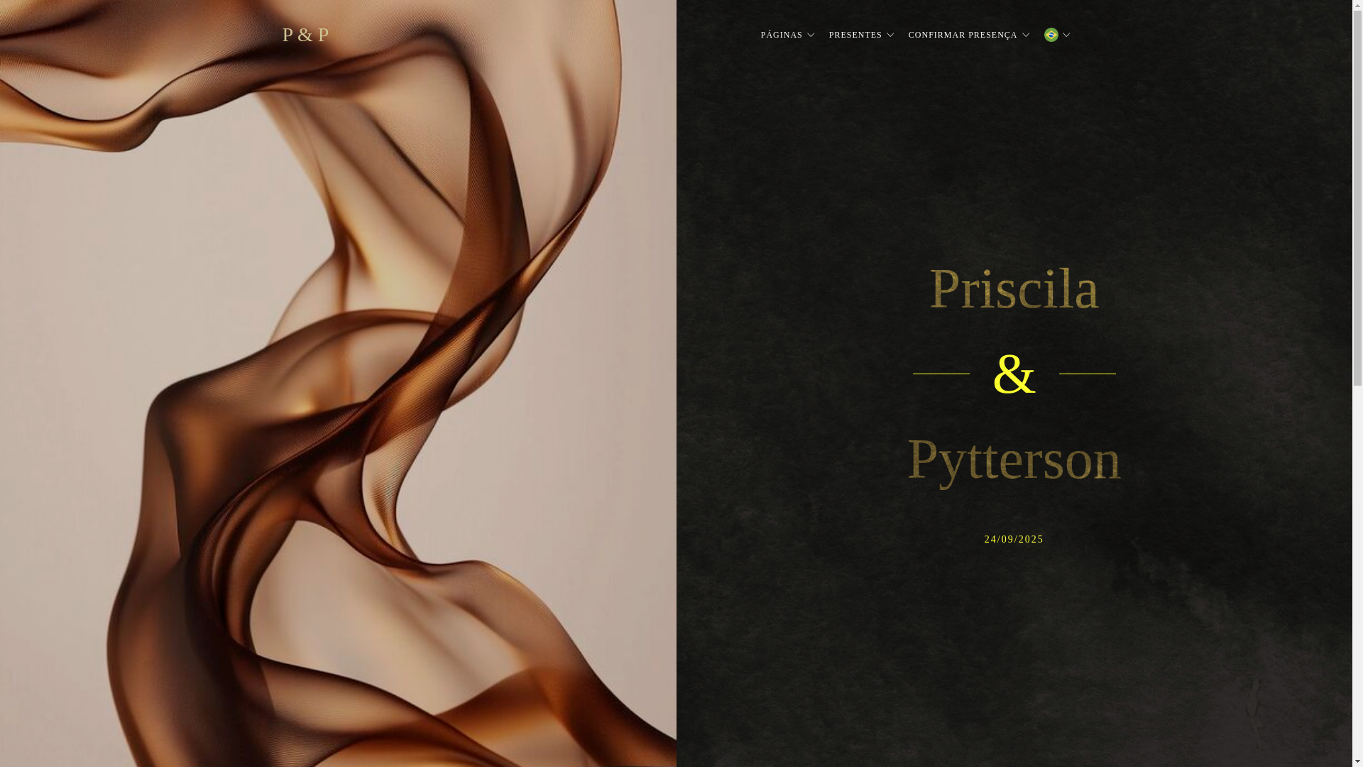 website screenshot of https://priscilaepytterson.com.br/