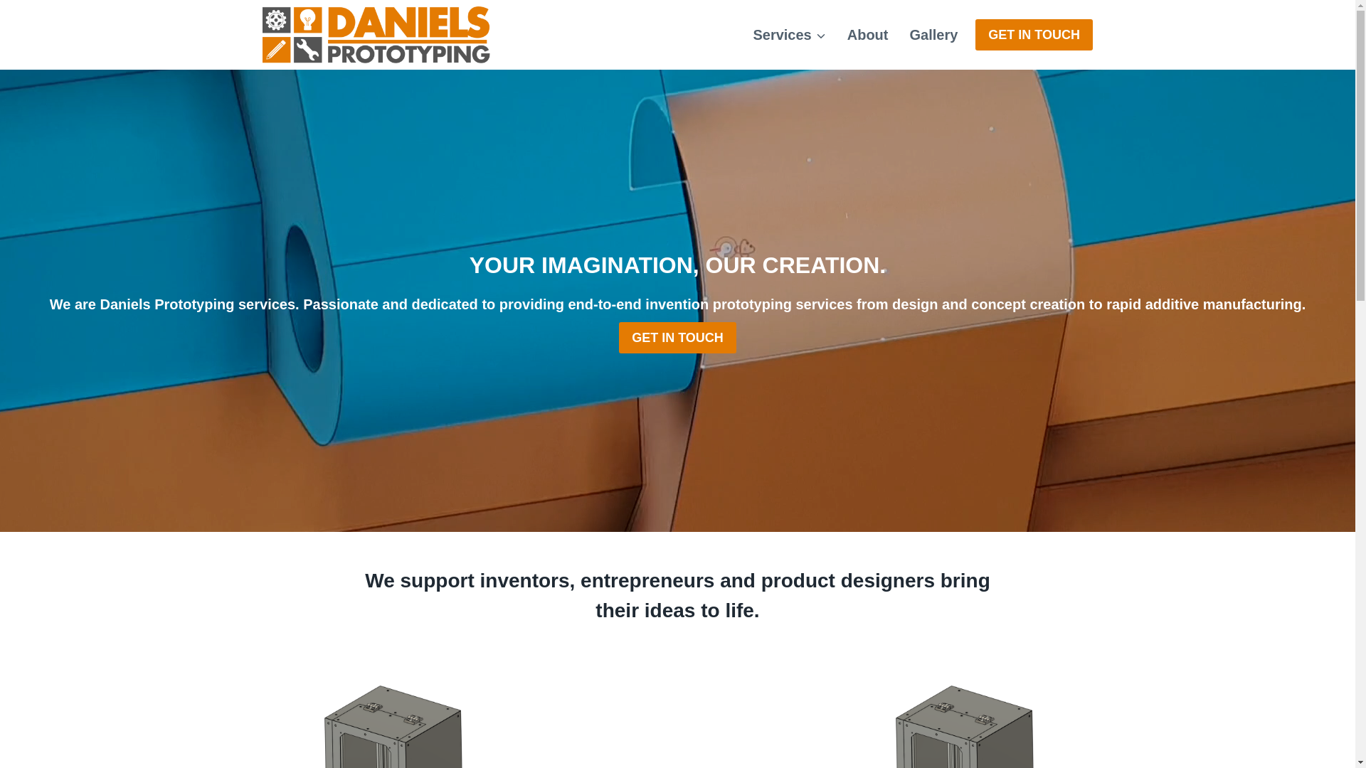 website screenshot of https://danielsprototyping.com/