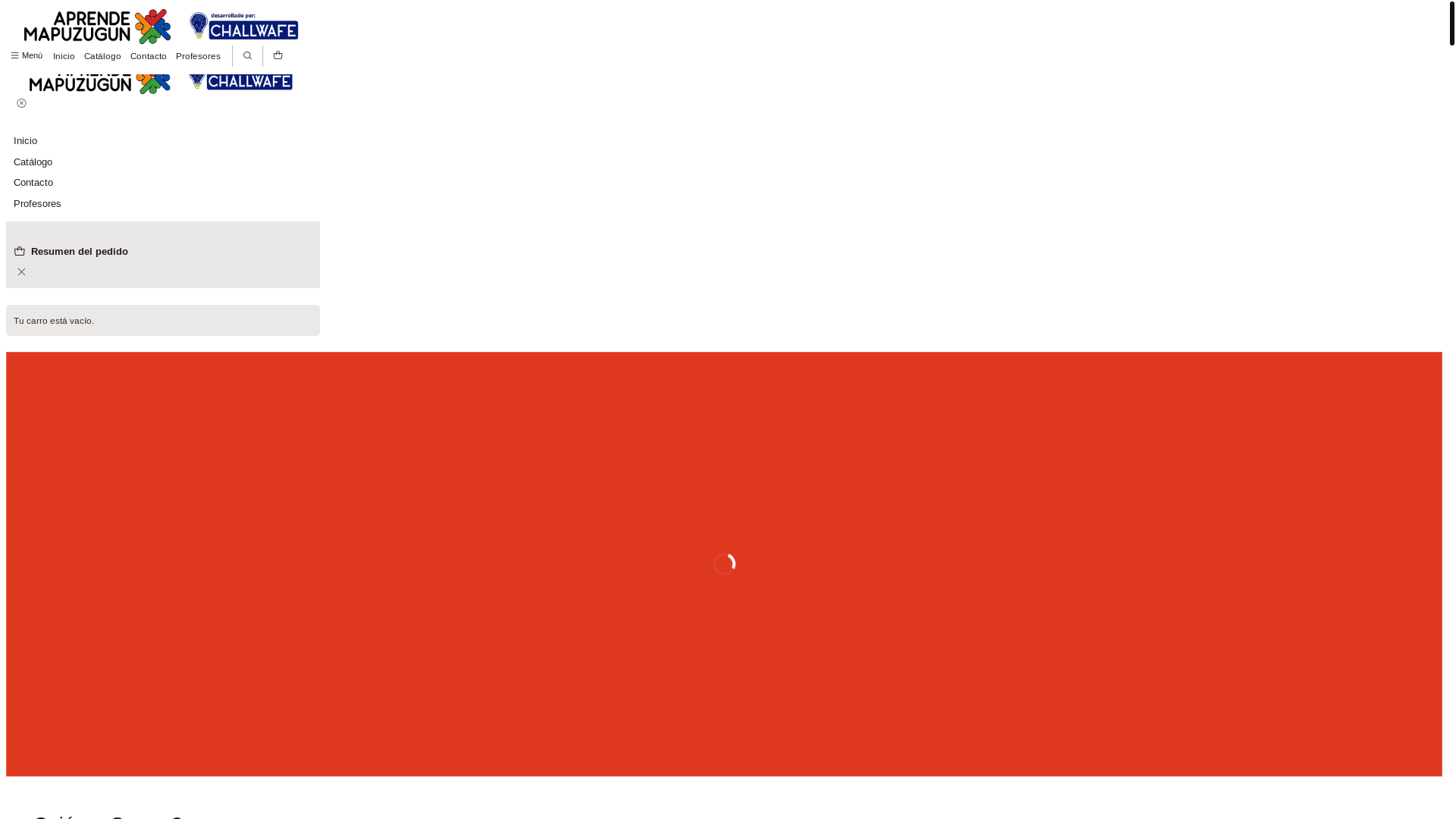 website screenshot of https://aprendemapuzugun.cl/