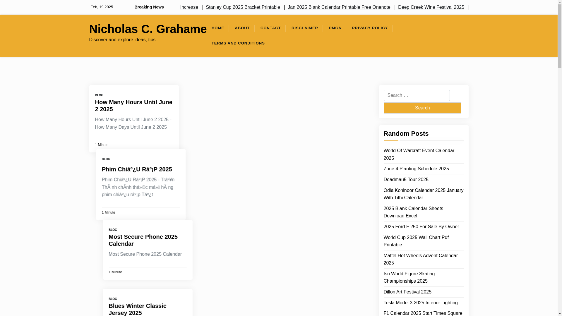website screenshot of https://nicholascgrahame.pages.dev/