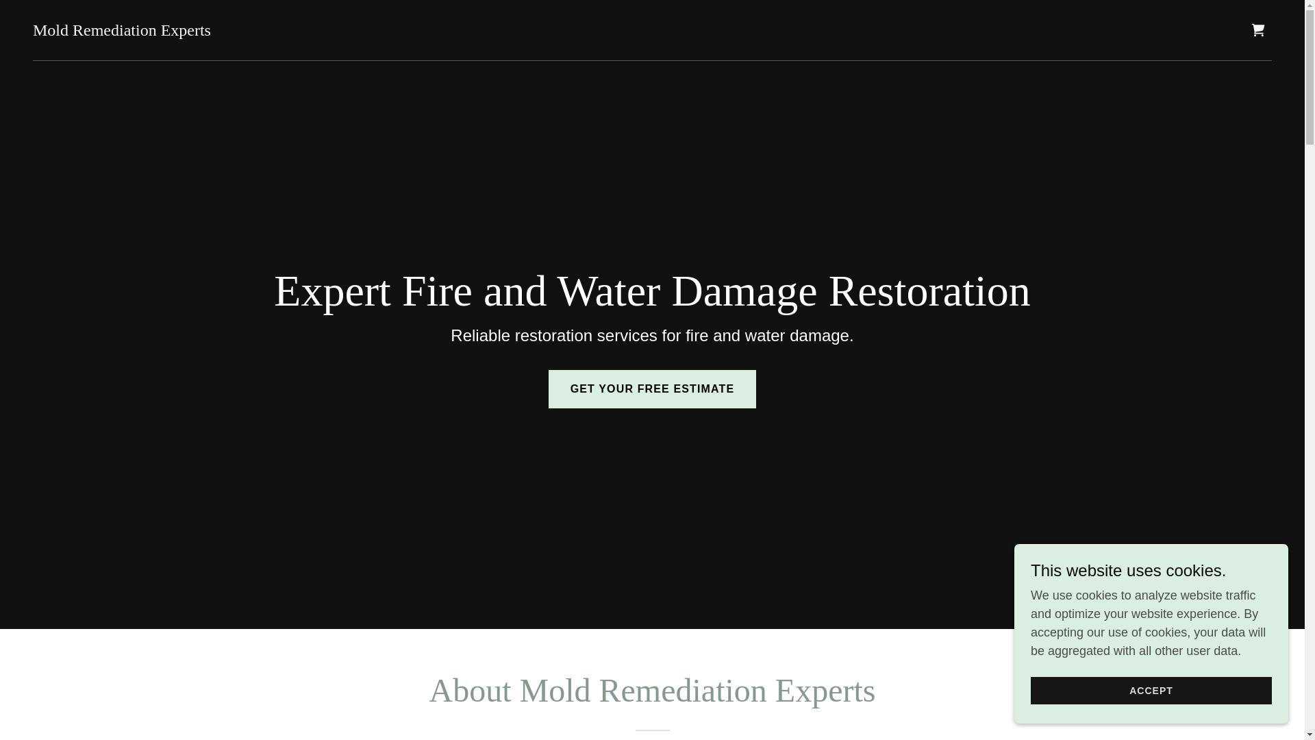 website screenshot of https://moldremediation-experts.com/