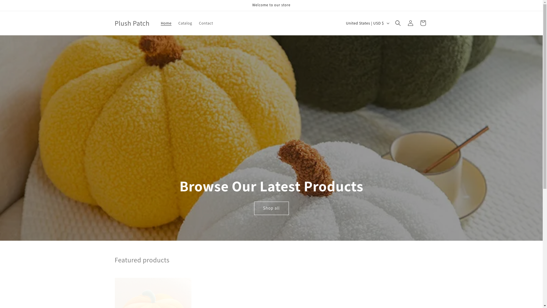 website screenshot of https://plushpatch.store/