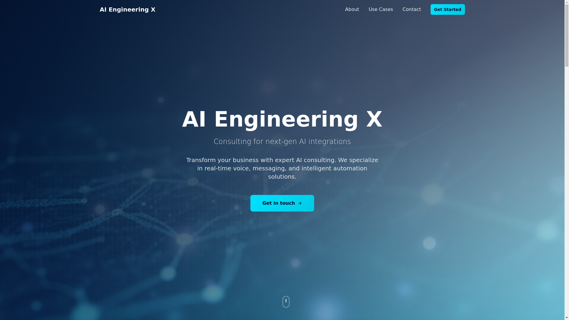 website screenshot of https://ai-x-connect.pages.dev/