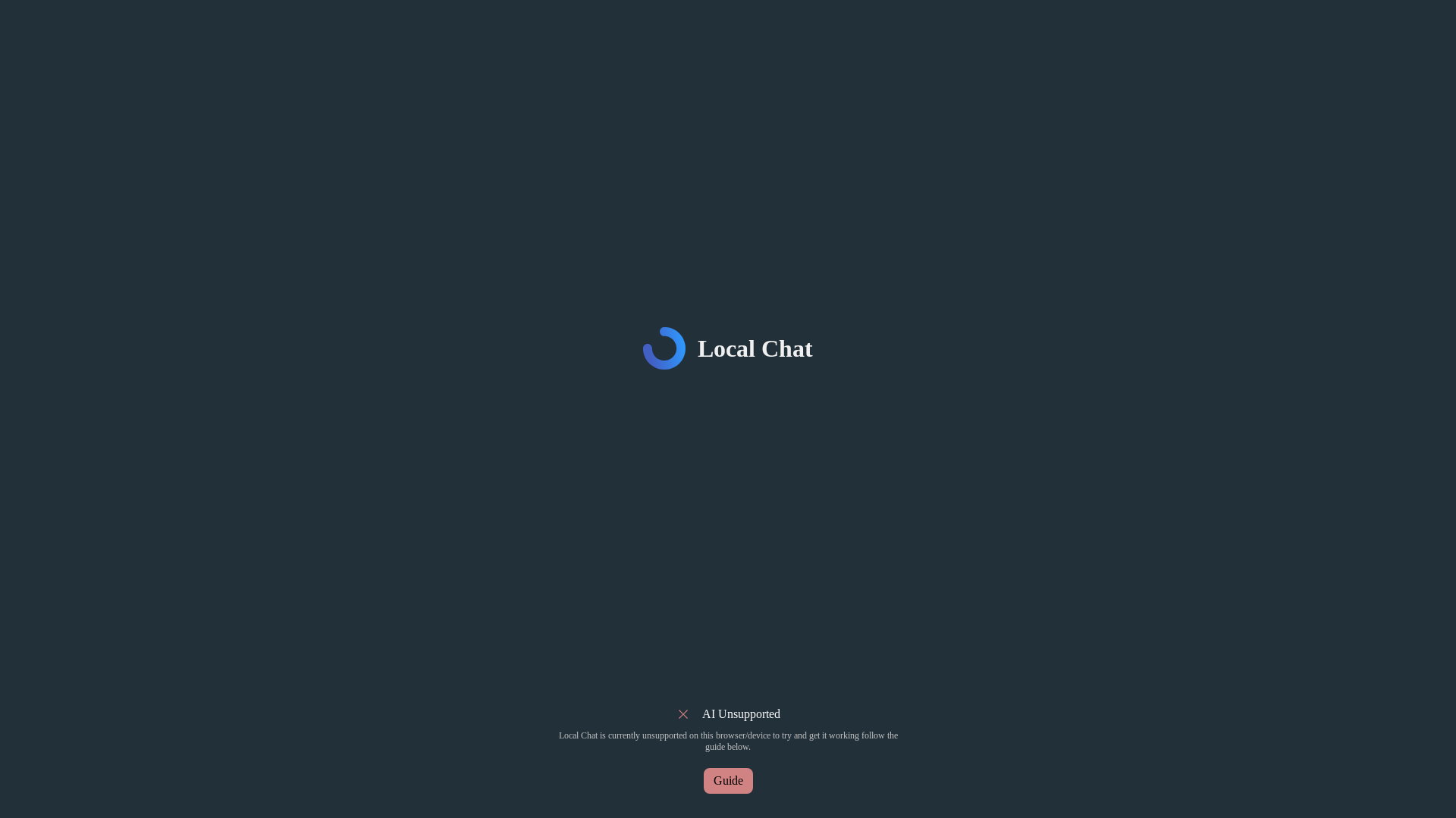 website screenshot of https://local-chat.pages.dev/