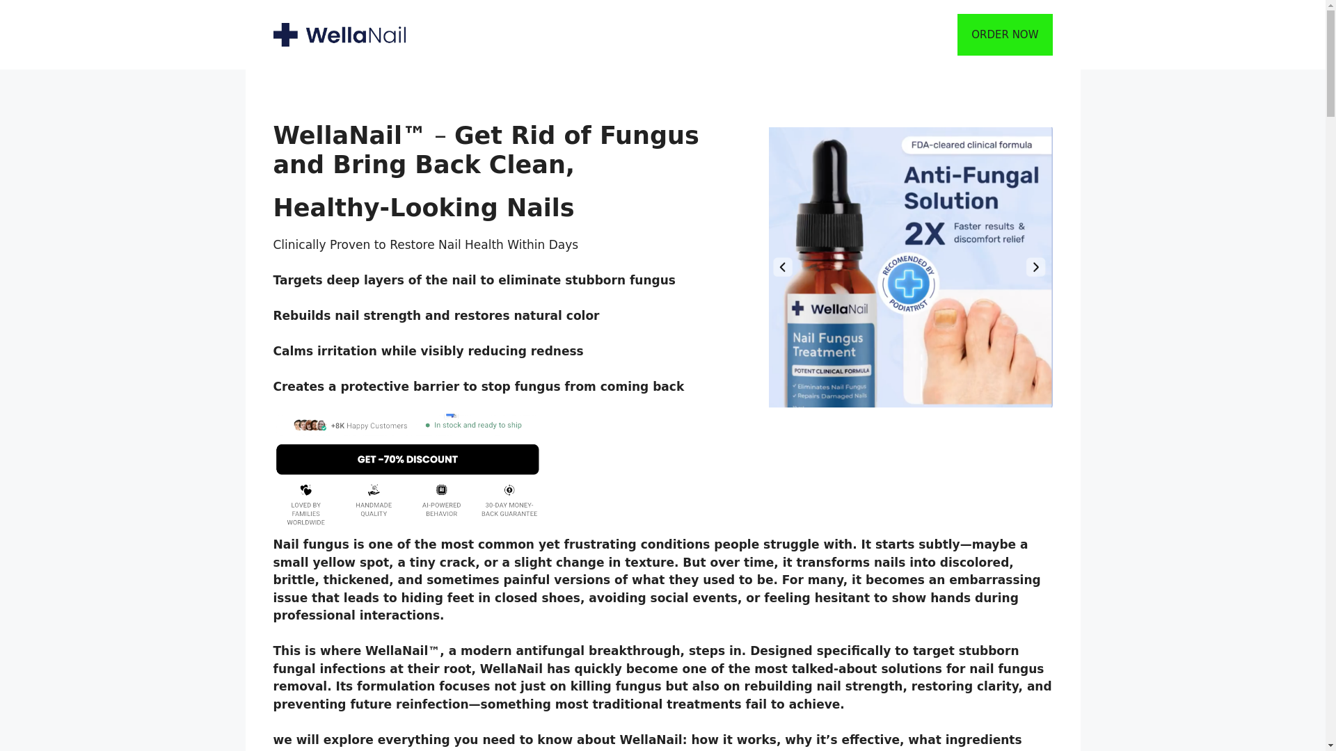 website screenshot of https://wellanail.co.nz/