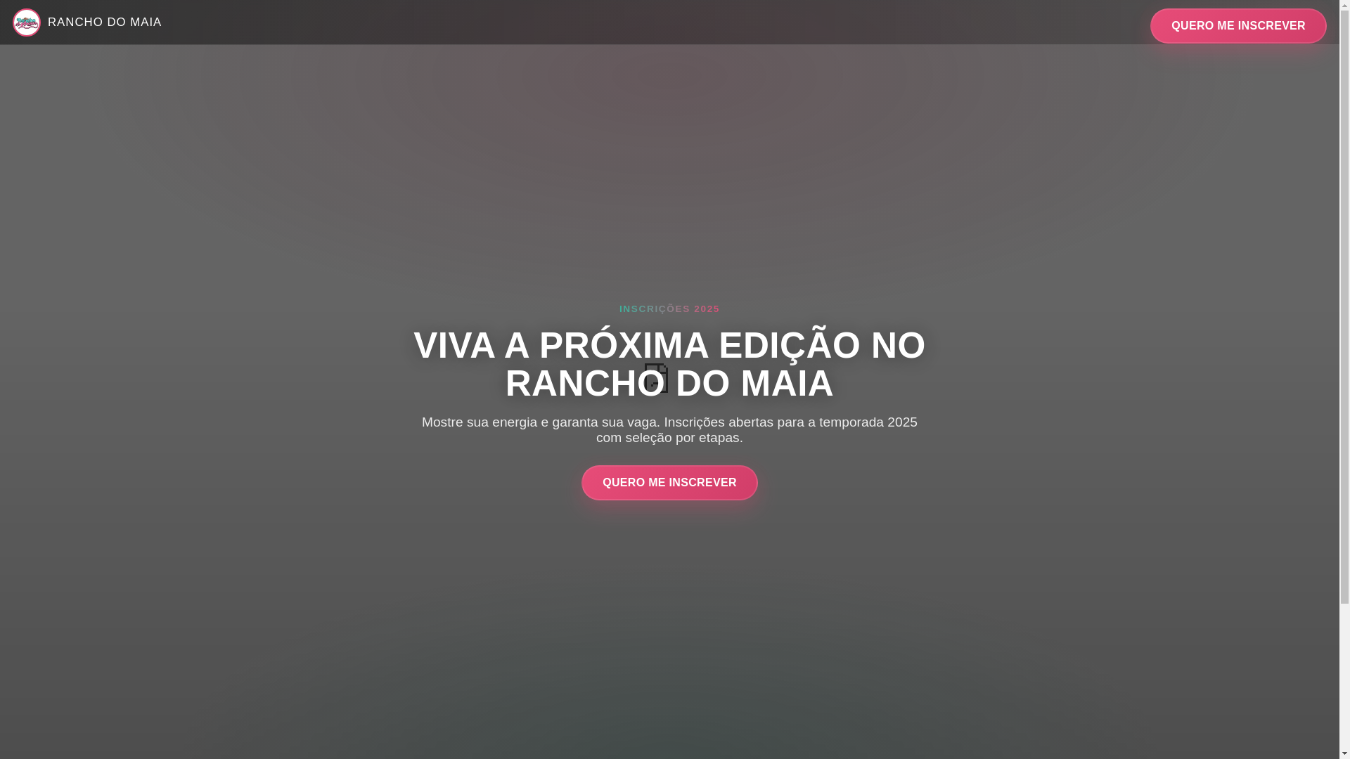 website screenshot of https://inscricaorachodomaia.online/
