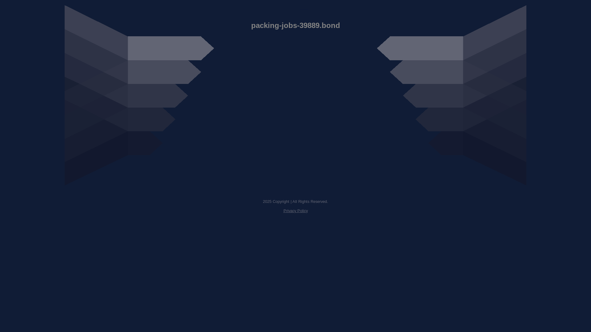 website screenshot of https://packing-jobs-39889.bond/
