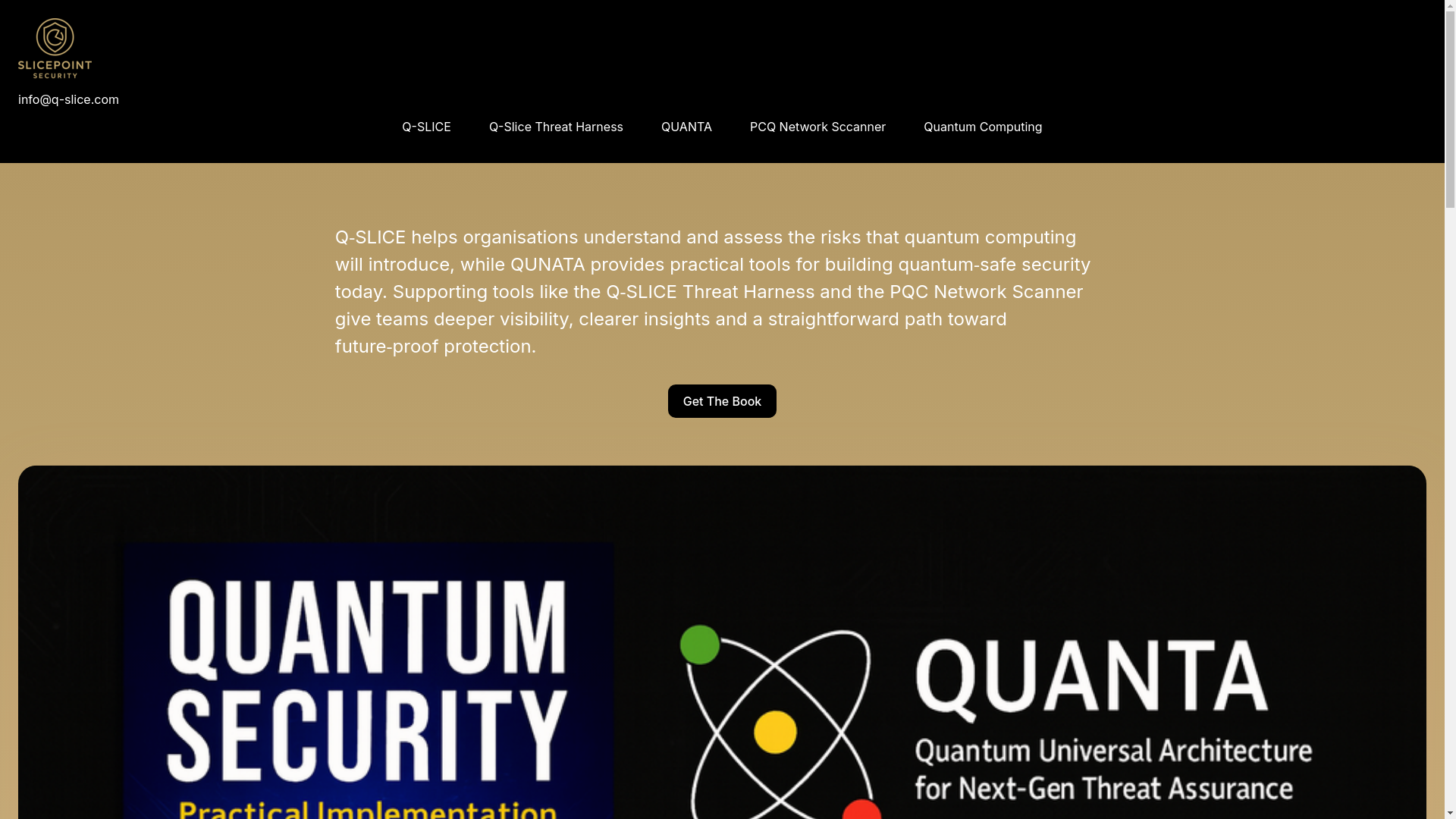 website screenshot of https://q-slice.com/