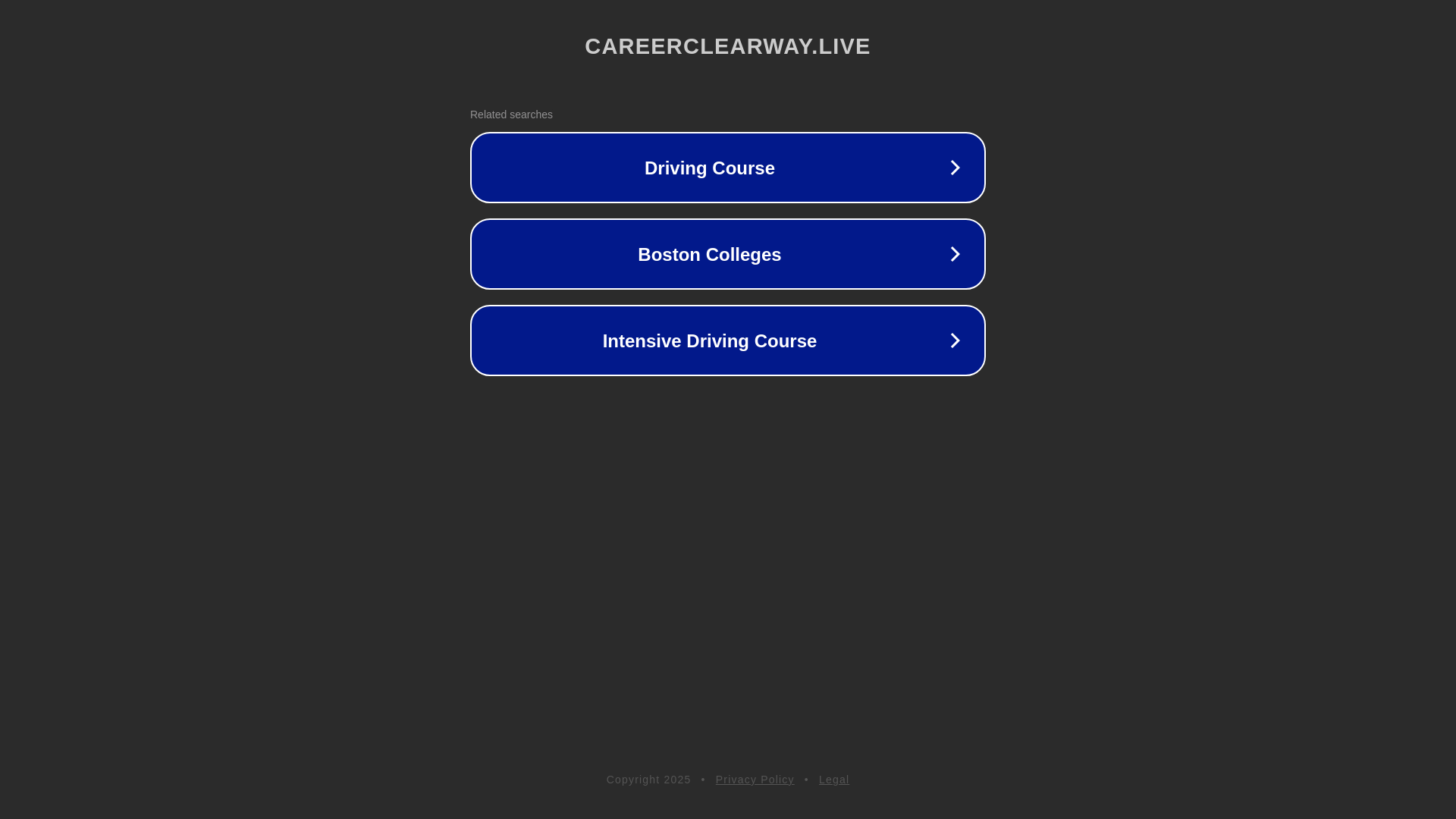 website screenshot of https://careerclearway.live/