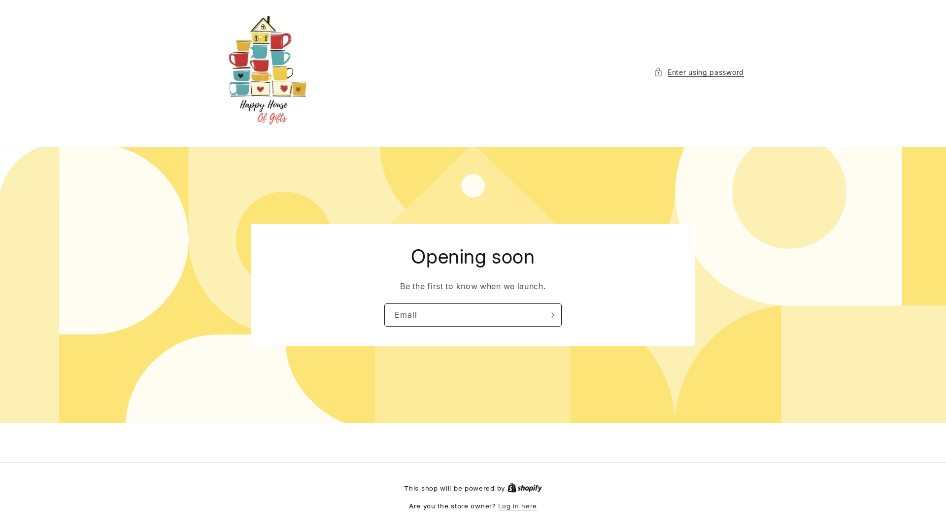 website screenshot of https://happyhouseofgifts.com/