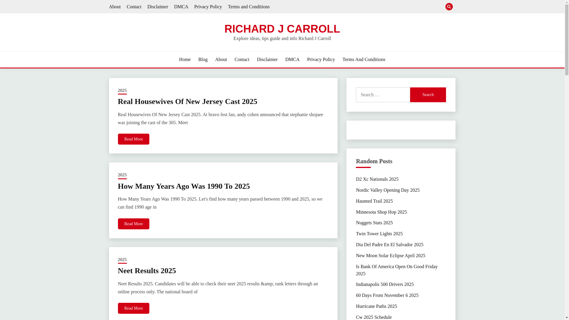 website screenshot of https://richardjcarrollr.pages.dev/