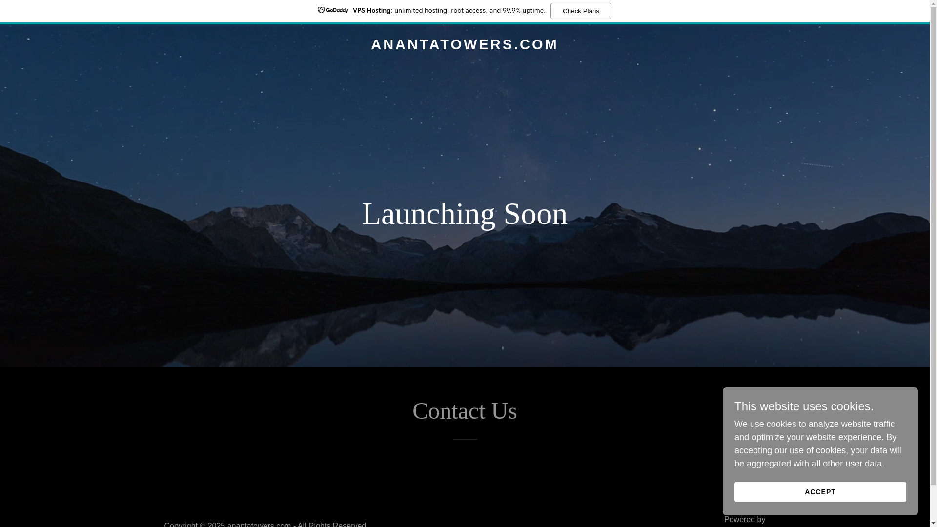 website screenshot of https://anantatowers.com/