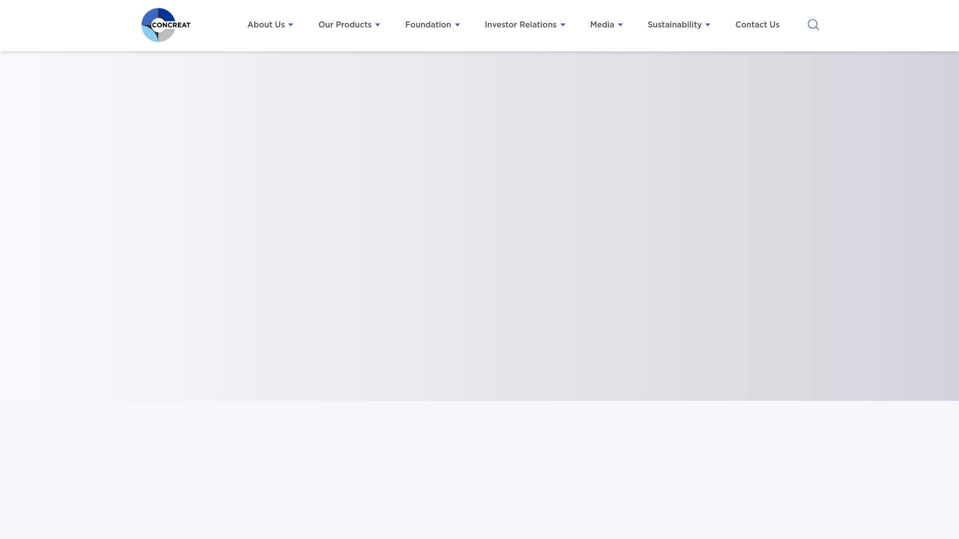 website screenshot of https://dmci-concreat.pages.dev/