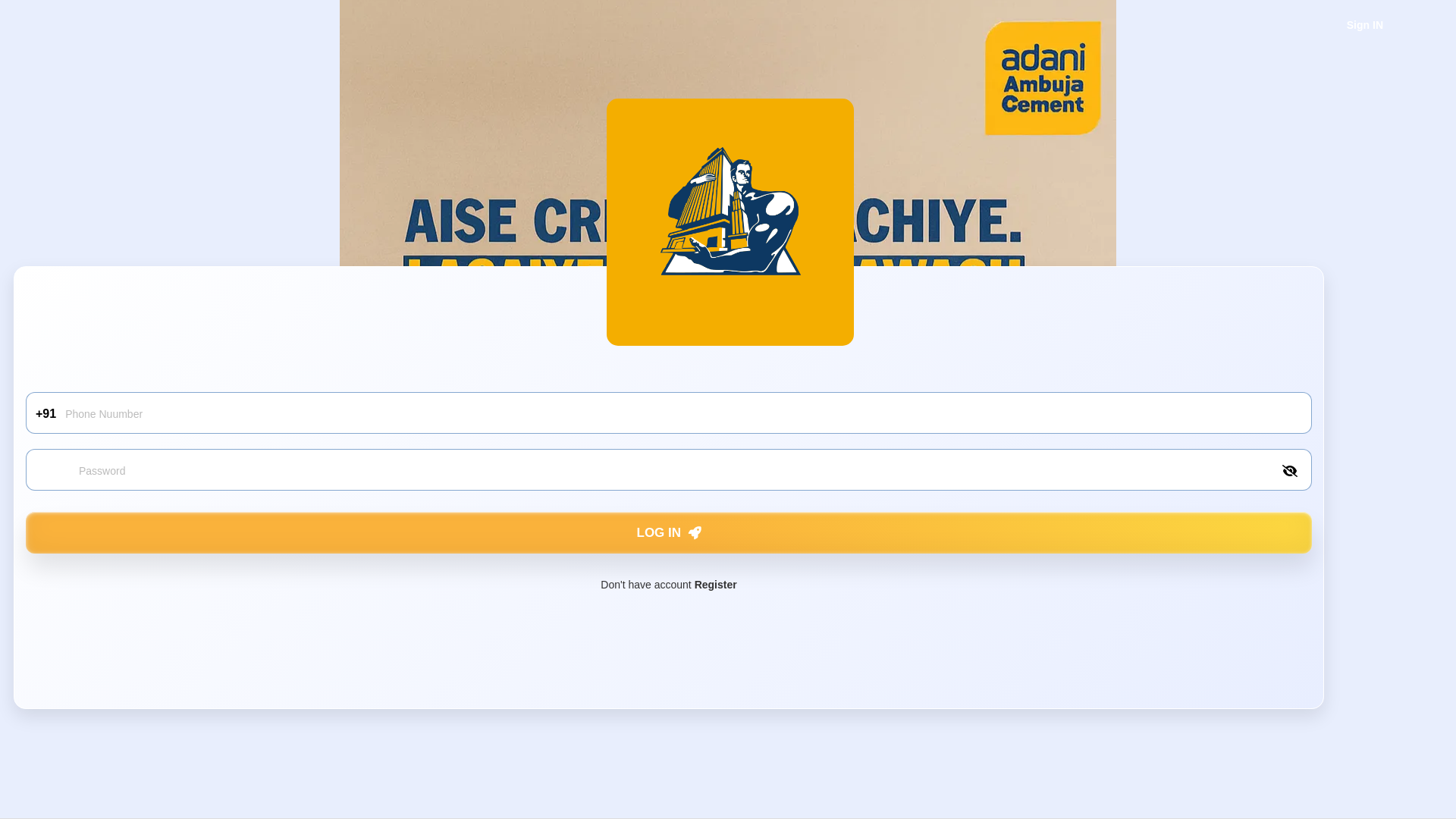 website screenshot of https://ambuja-cement99.com/