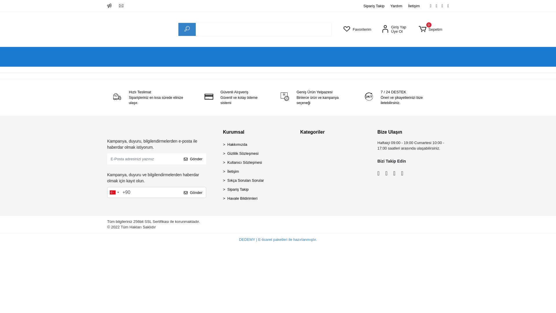 website screenshot of https://fzdalisveris.com.tr/