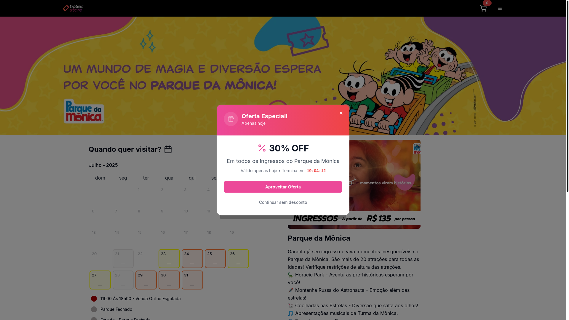 website screenshot of https://compras-turmadamonica.com/
