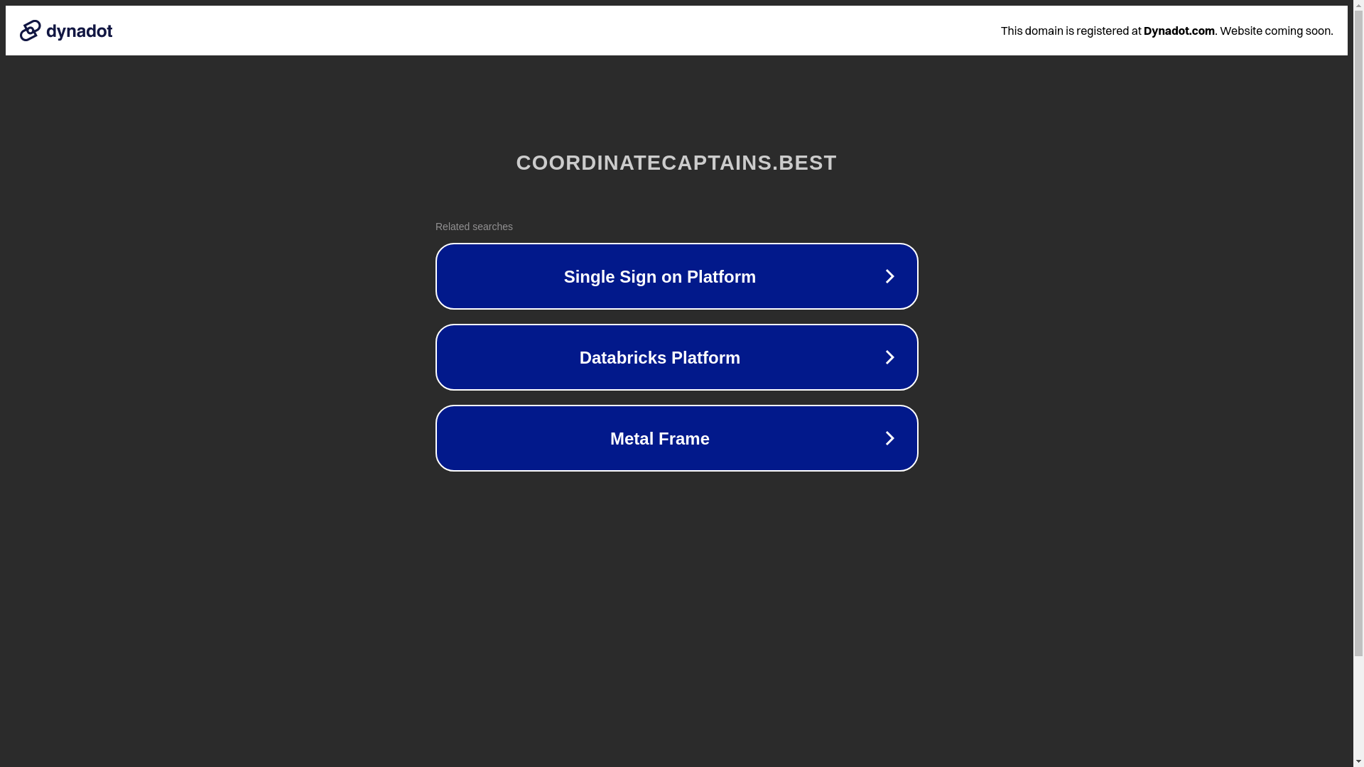 website screenshot of https://coordinatecaptains.best/