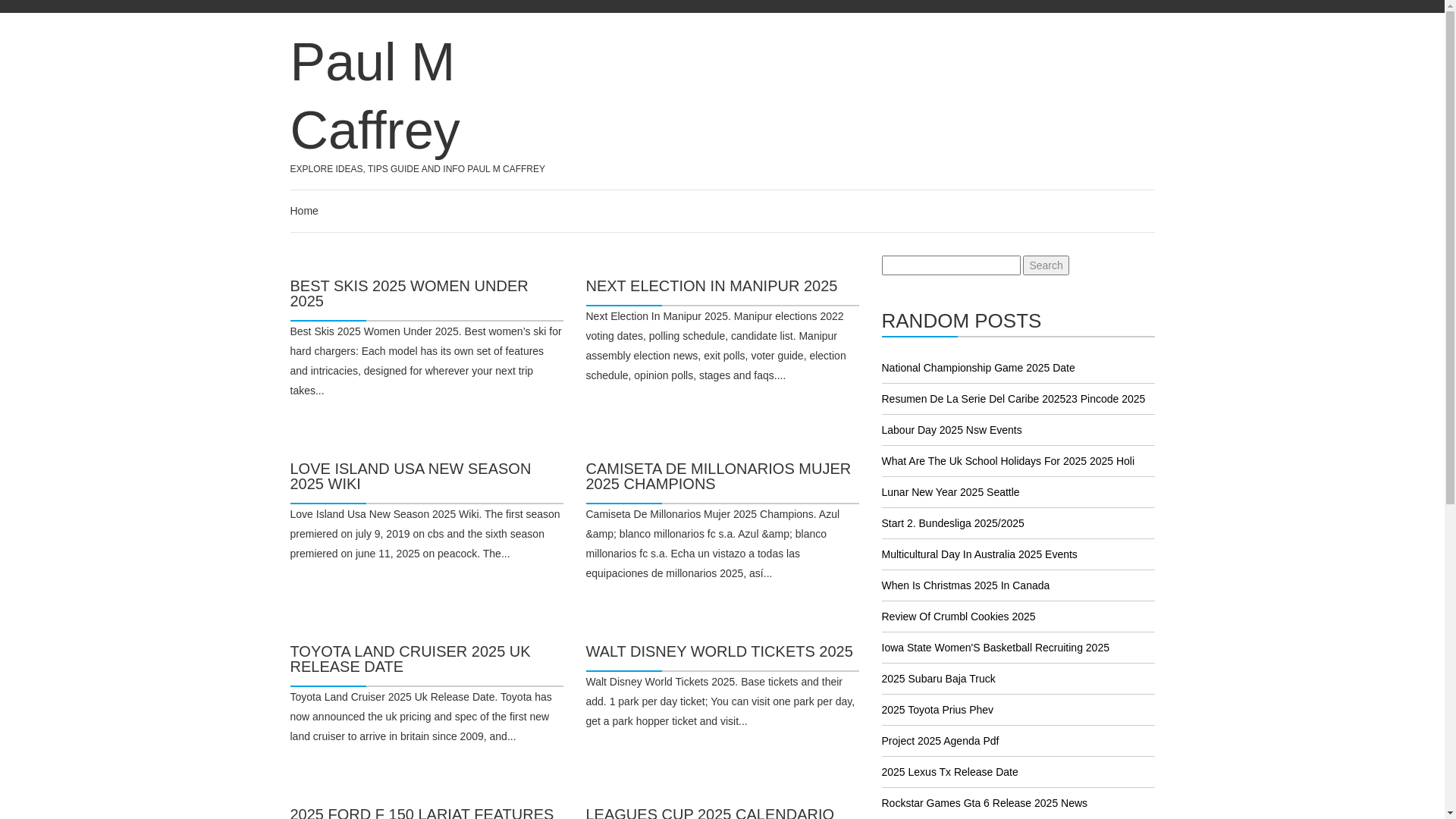 website screenshot of https://paulmcaffreye.pages.dev/