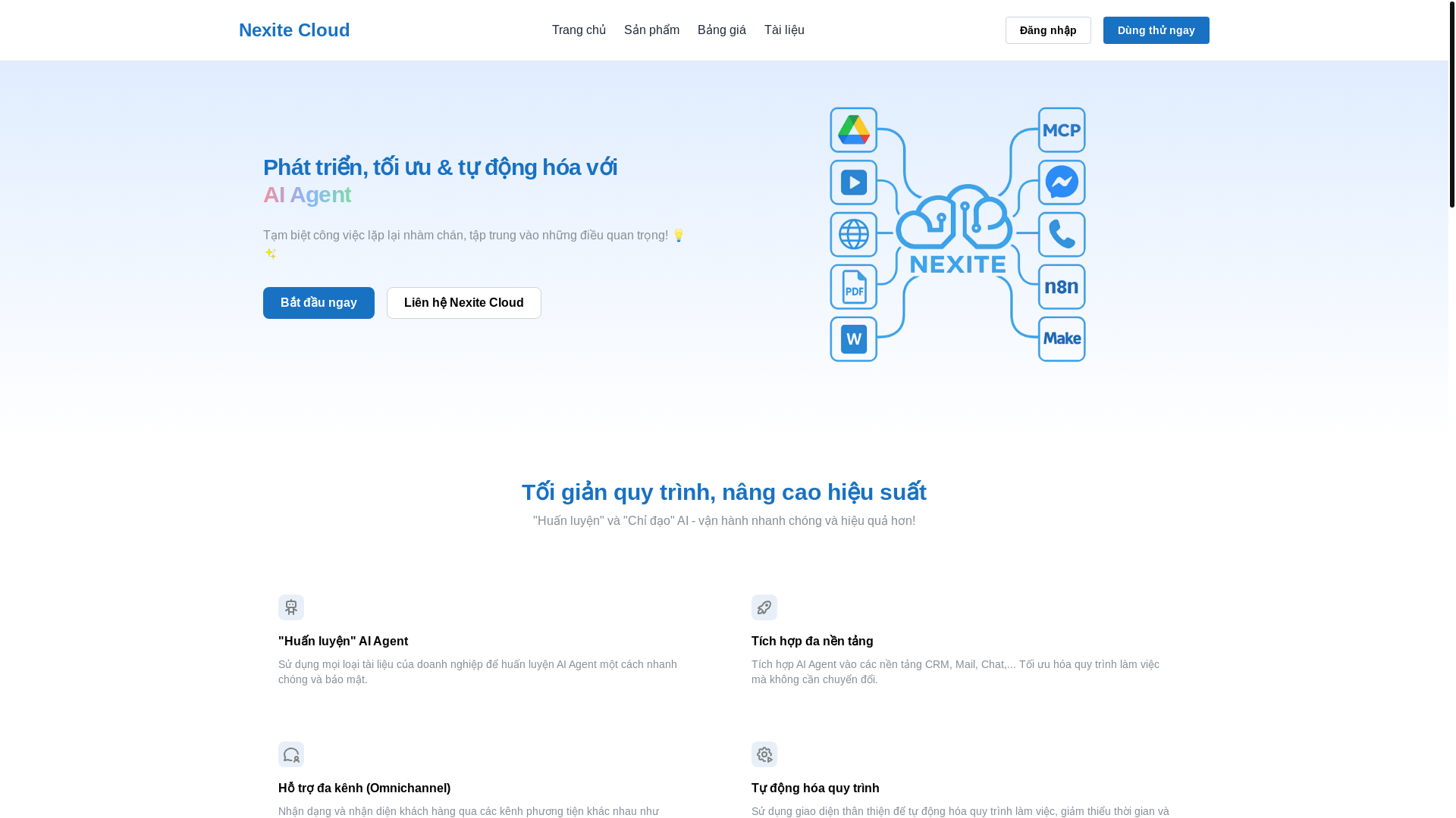 website screenshot of https://nexite-fe-main.pages.dev/