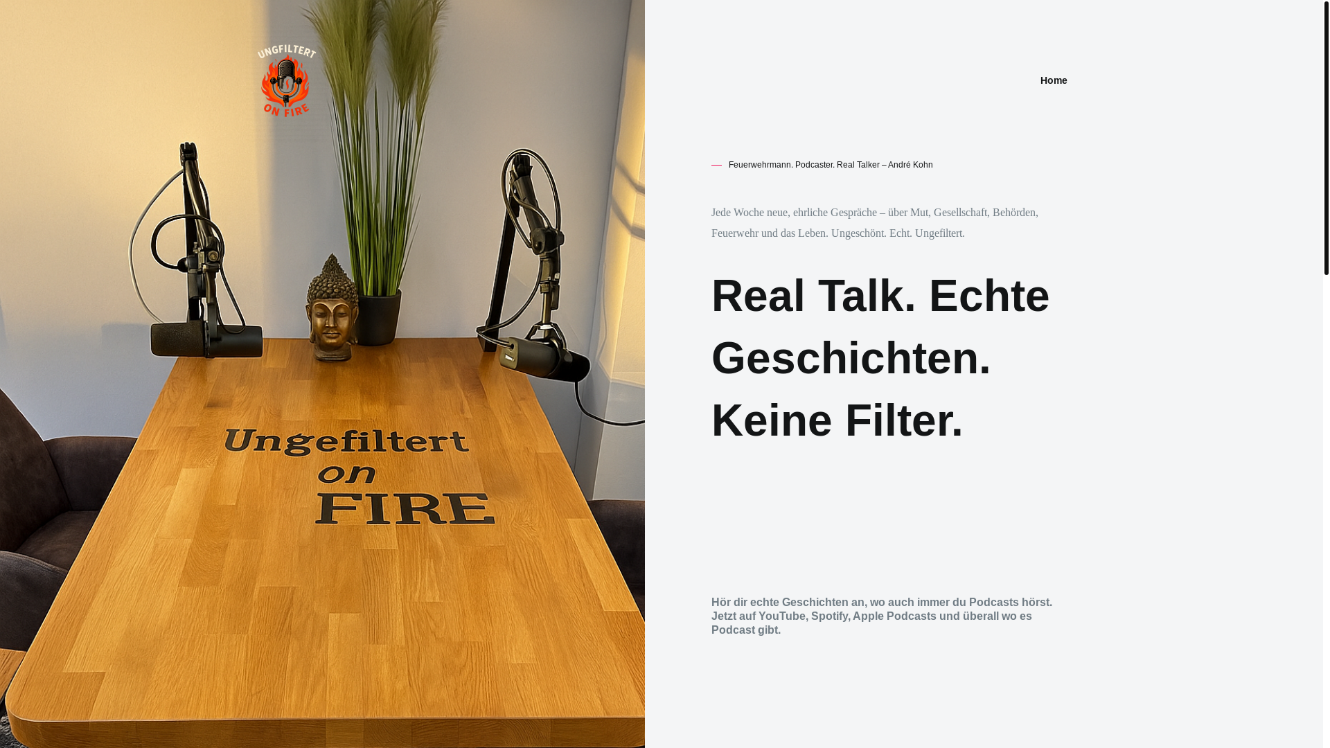 website screenshot of https://ungefiltert-on-fire.de/