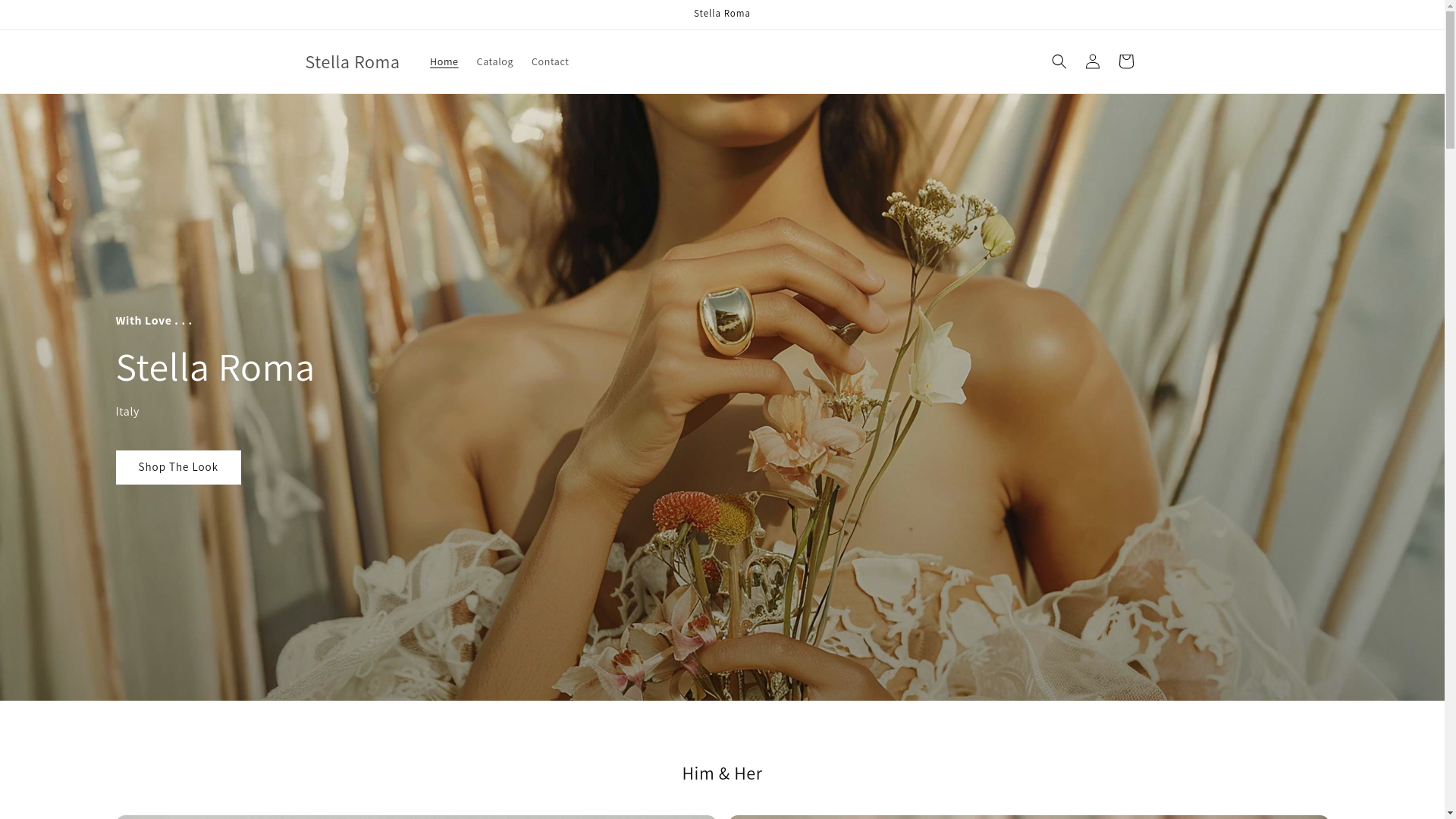 website screenshot of https://stella-roma.com/